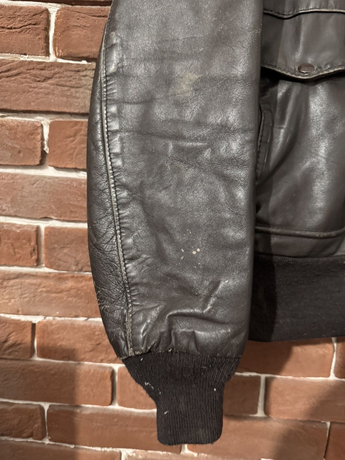 Leather Vintage High Quality Casual Leather Jacket Rare Rock Roll Size US XL / EU 56 / 4 - 3 Thumbnail