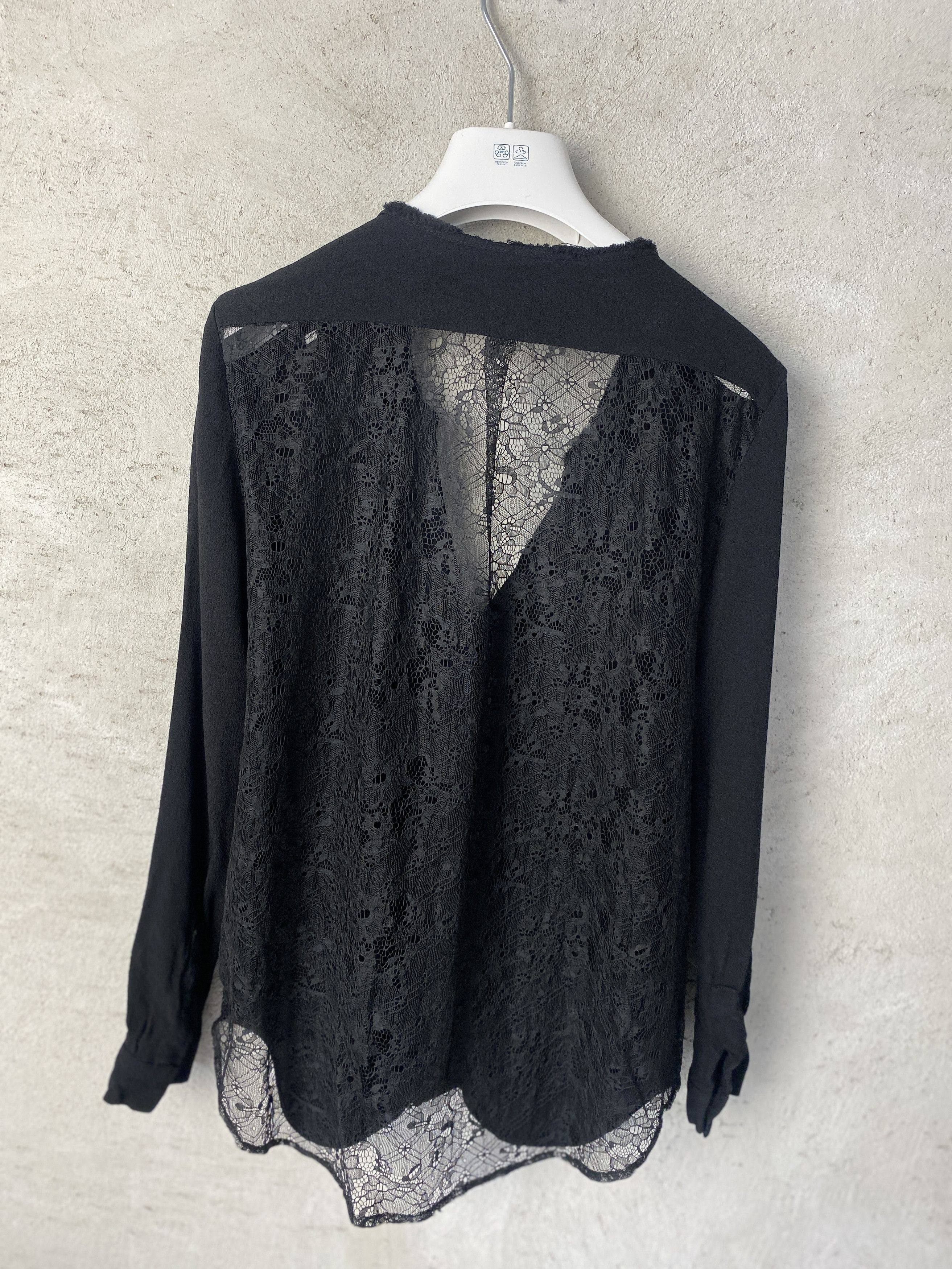 Sandro Sandro lace shirt blouse formal casual Size L / US 10 / IT 46 - 5 Thumbnail
