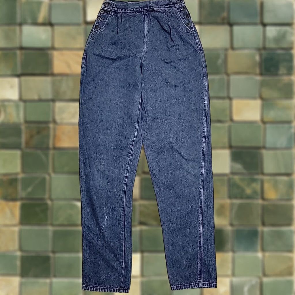 Vintage VINTAGE Rockies Jeans Womens 27x34 Blue Denim Button Relaxed Fit Tapered Cowboys & Western Boys? Size 27" / US 4 / IT 40 - 1 Thumbnail