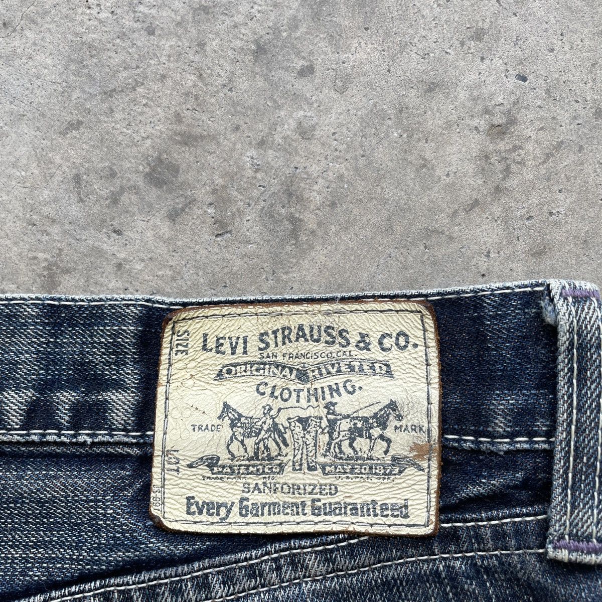 Jean × Levi's × Vintage Vintage Levi’s Faded Jeans Pants Denim W32x31.5 Size US 32 / EU 48 - 10 Thumbnail