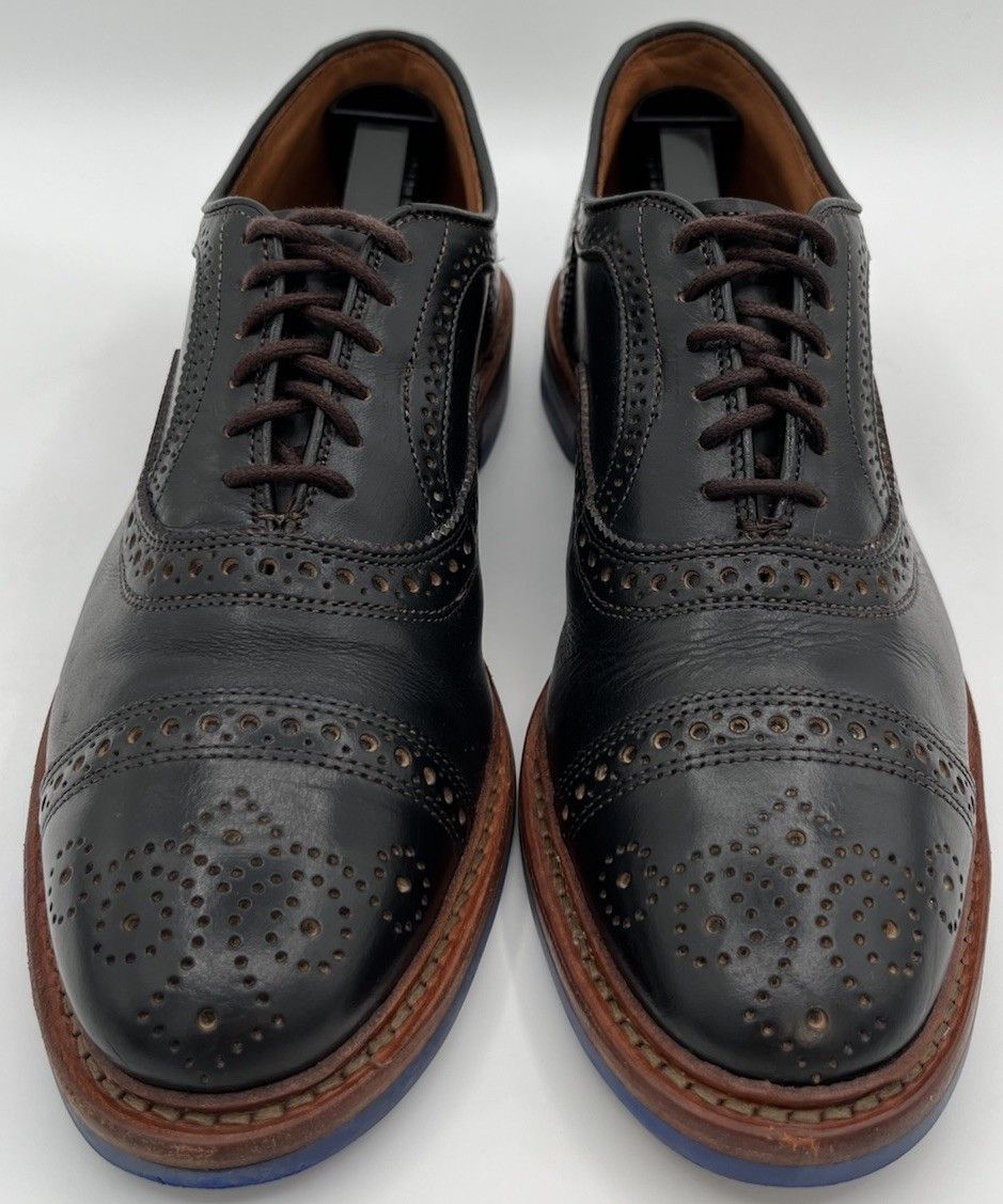 Allen Edmonds Allen Edmonds "STRANDMOK" Black Leather Oxfords Mens Size 9D Size US 9 / EU 42 - 2 Thumbnail