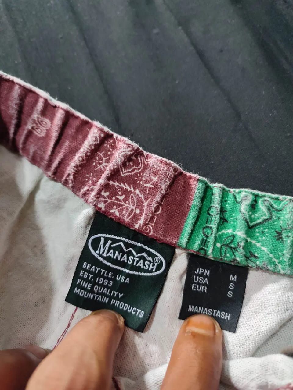 Manastash Manastash Multicolour Paisley Shortpants Size US 31 - 10 Thumbnail