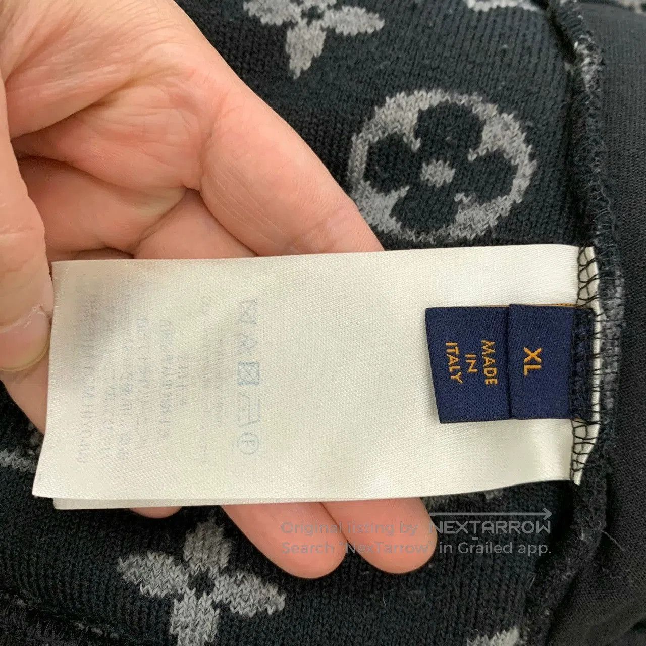 Louis Vuitton lv black patterned teddy jacket size xl. Size US XL / EU 56 / 4 - 4 Thumbnail
