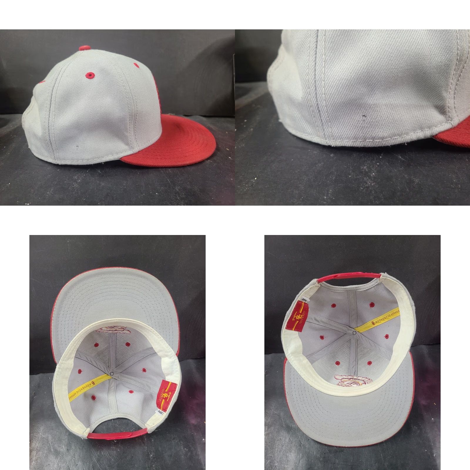 Vintage VINTAGE USC TROJANS AUTHENTIC APPAREL NCAA SNAPBACK CAP HAT Size ONE SIZE - 8 Thumbnail