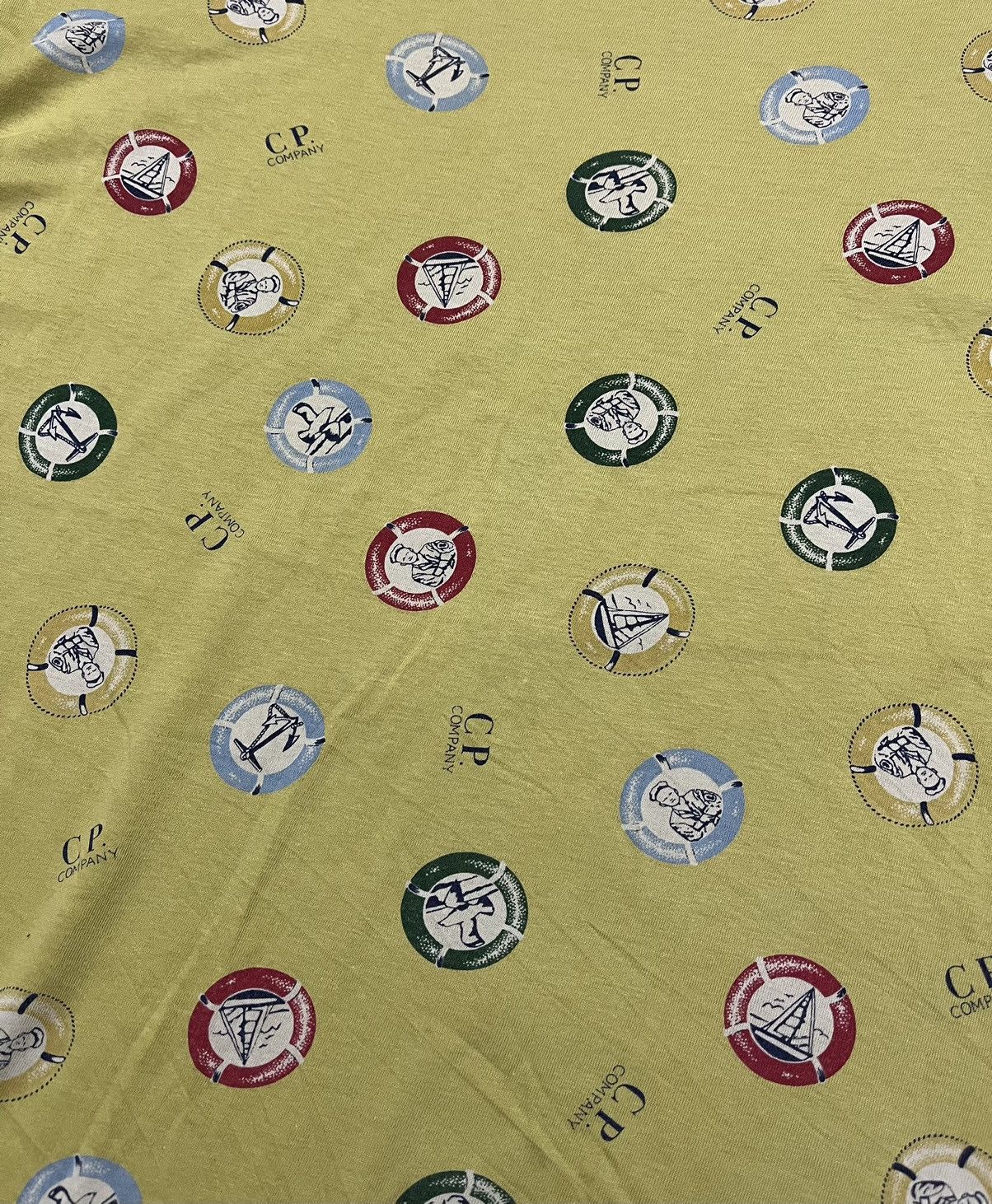 C.P. Company × Vintage Vintage CP COMPANY Single Stitch Fullprint Shirt Size US S / EU 44-46 / 1 - 3 Thumbnail