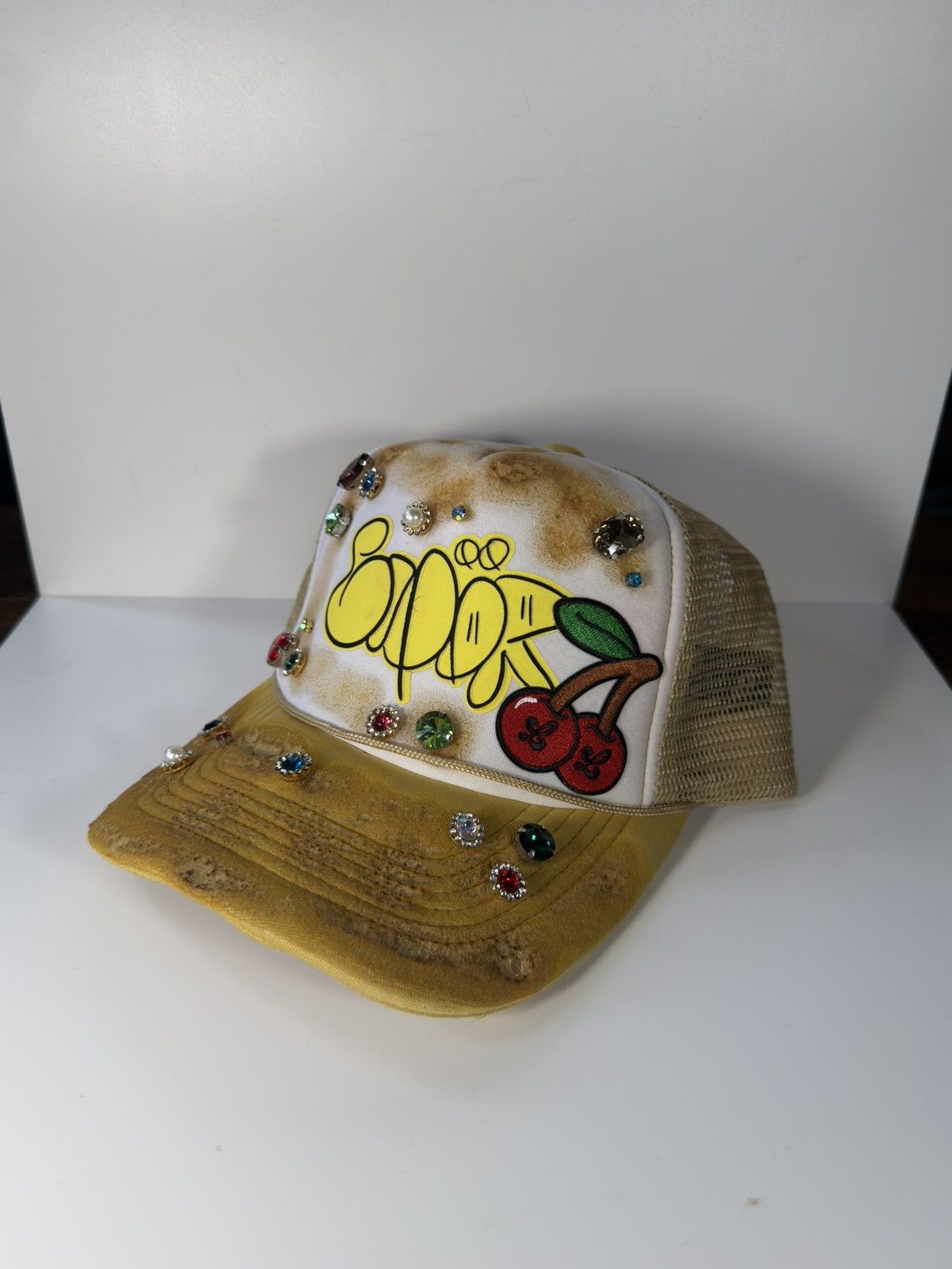 Other Liqör Atelier Yellow Gold Crystal Trucker Size ONE SIZE - 1 Preview