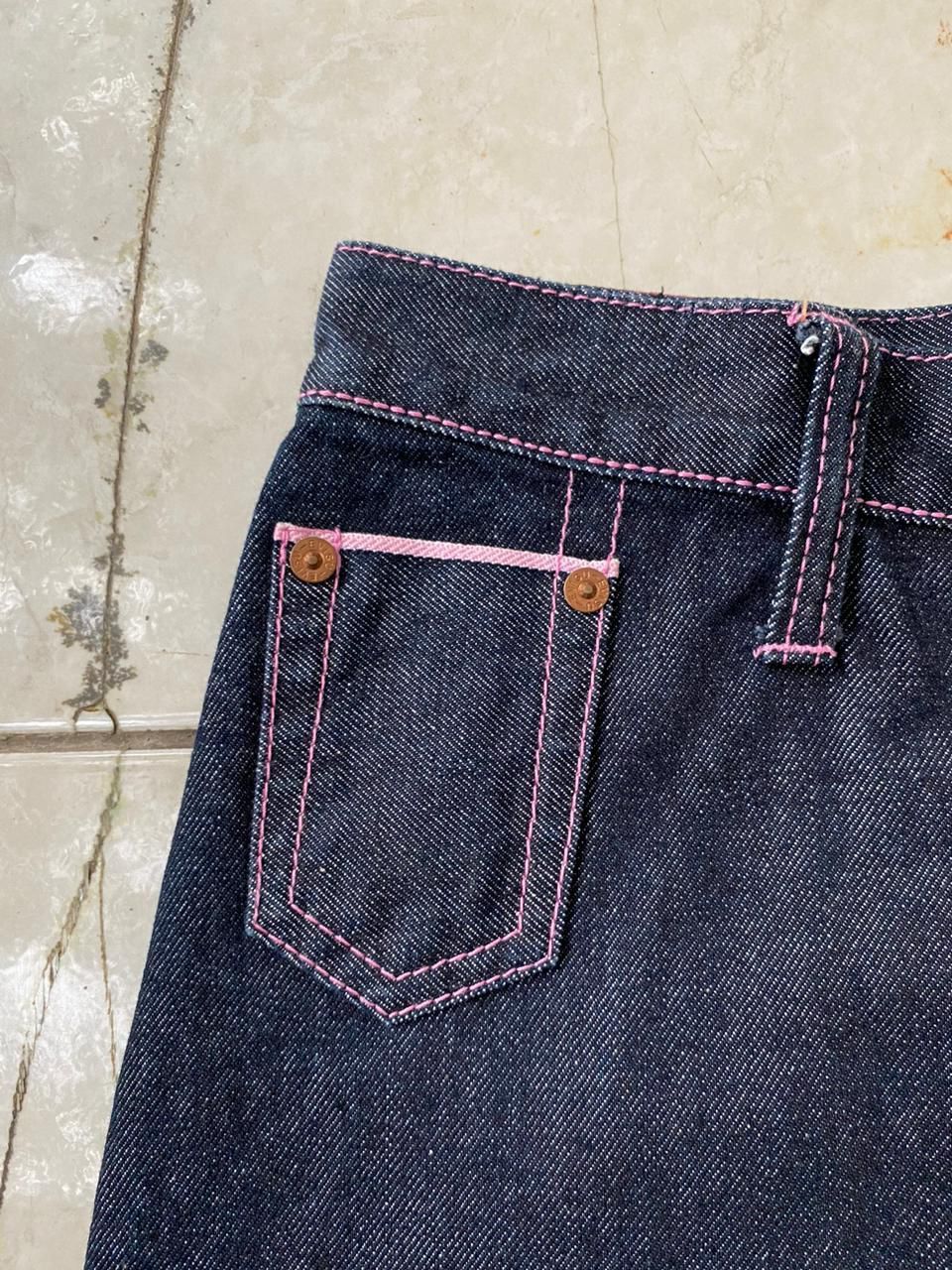 Evisu Vintage Evisu Embroided Pink Seagull (RARE) Size 28" / US 6 / IT 42 - 5 Thumbnail
