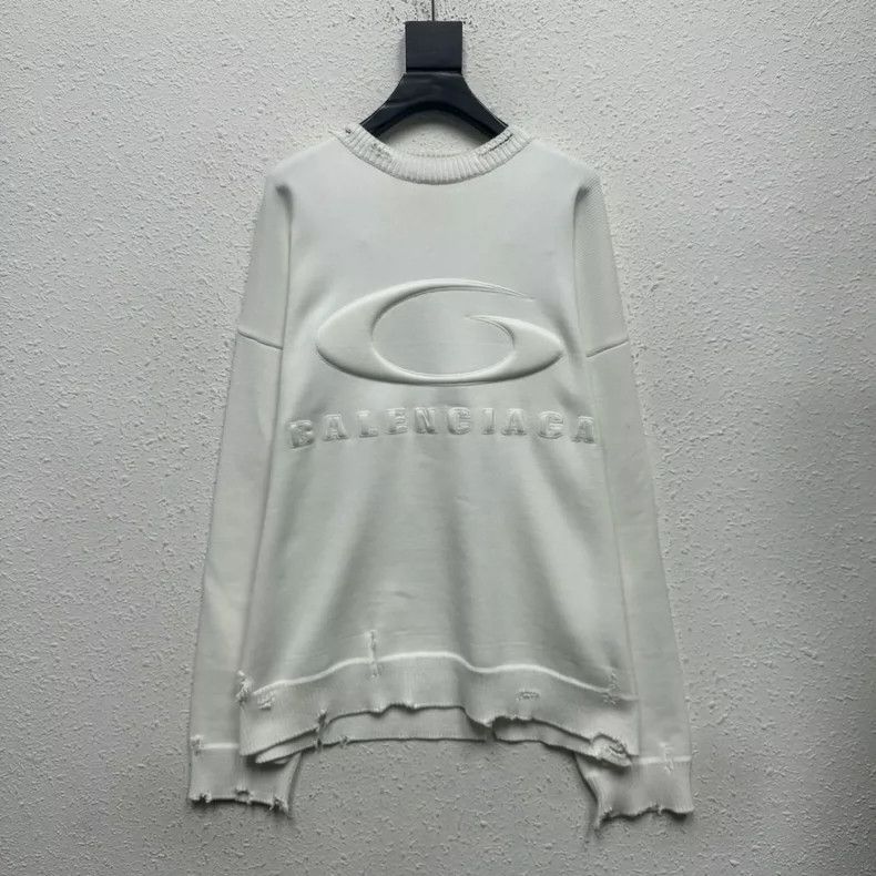 Balenciaga Balenciaga Loop Sports Embroidered Sweater - dmc Size US M / EU 48-50 / 2 - 1 Thumbnail