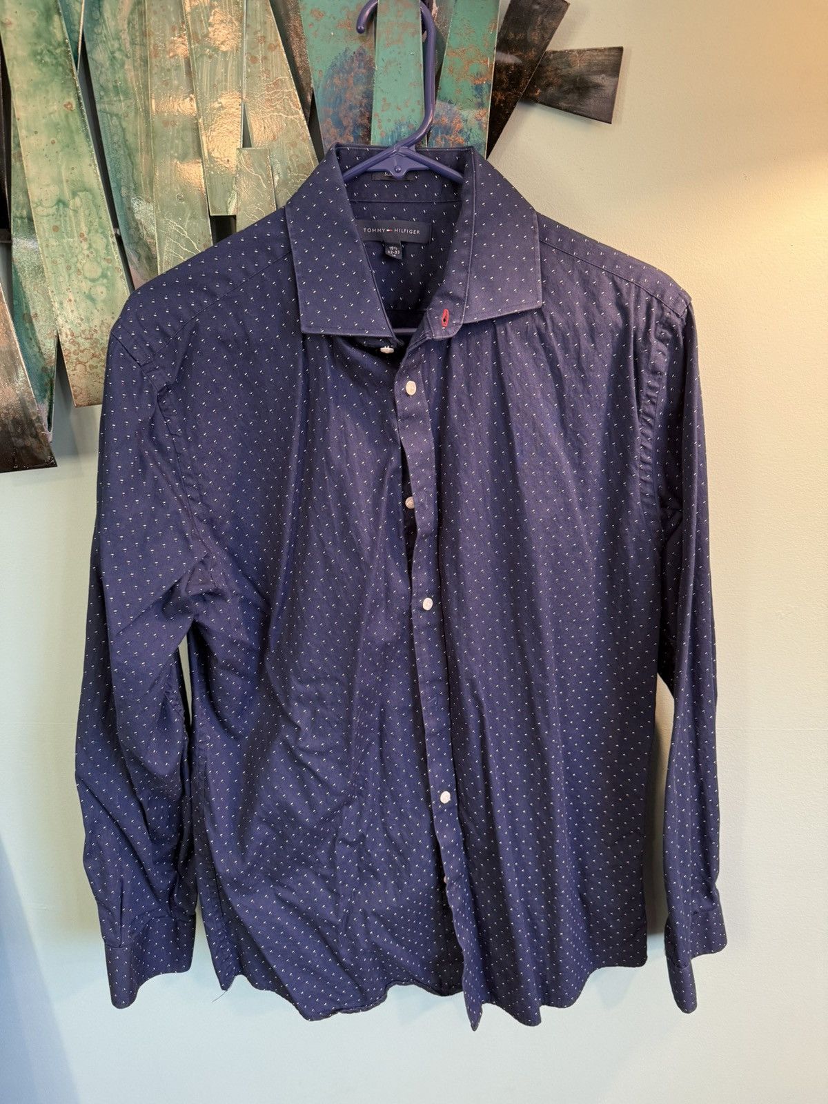 Tommy Hilfiger TOMMY HILFIGER BUTTON UP Size US M / EU 48-50 / 2 - 1 Thumbnail
