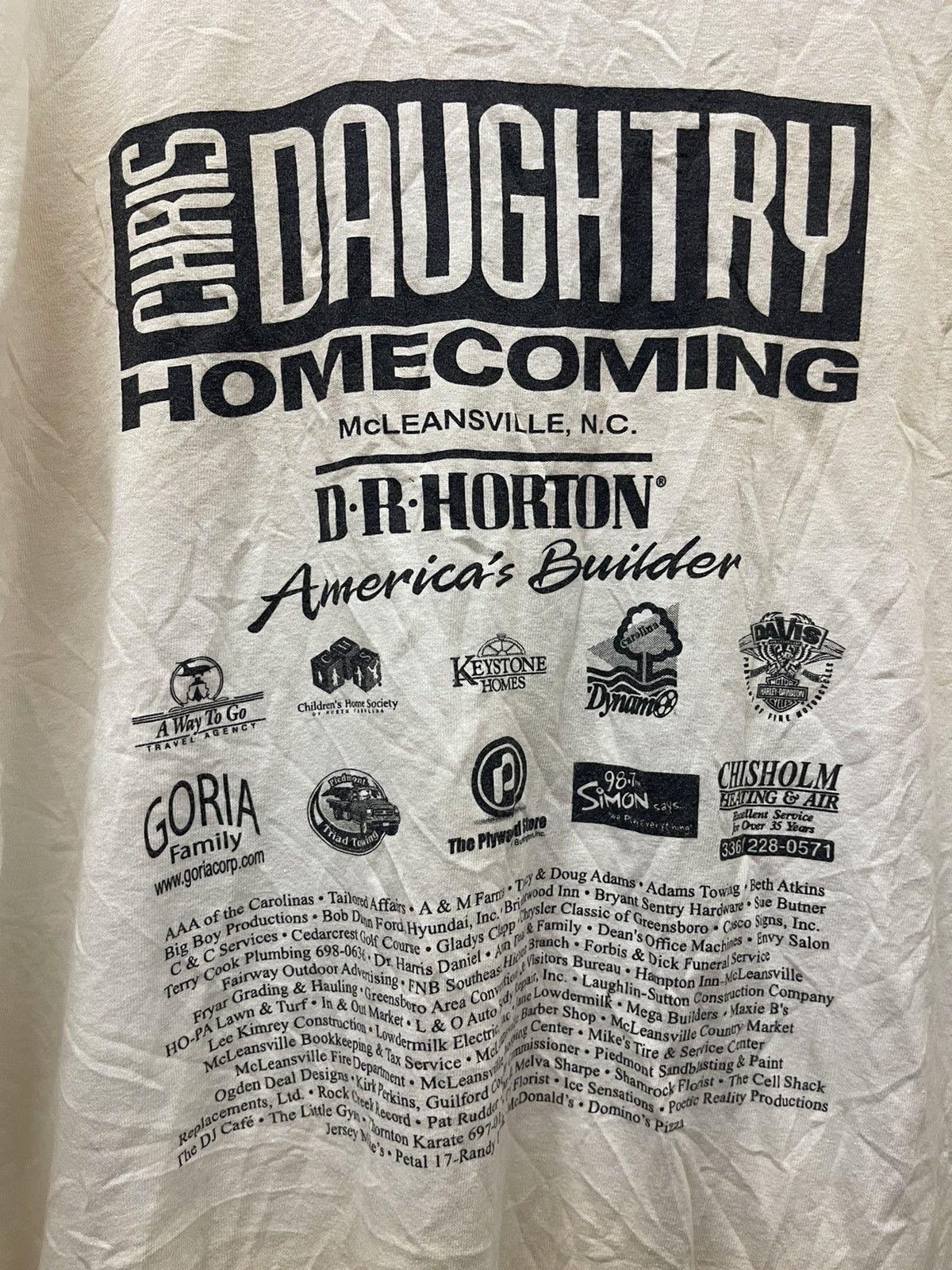 Band Tees Rare Vintage CHRIS DAUGHTRY Rocks Tee Size US XL / EU 56 / 4 - 5 Thumbnail