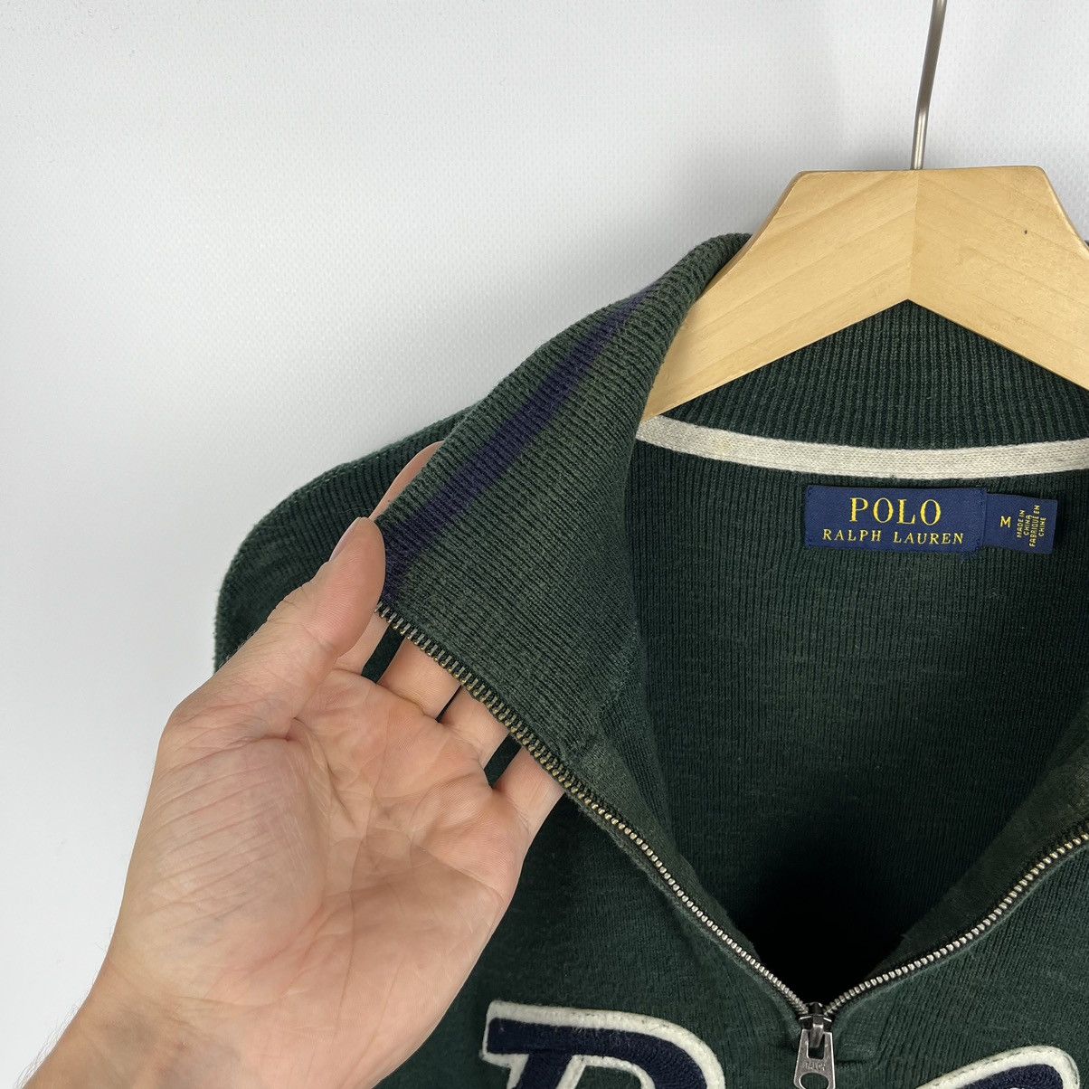 Polo Ralph Lauren Vintage Polo Ralph Lauren big logo 1/4 zip sweater 90’s Size US M / EU 48-50 / 2 - 11 Thumbnail