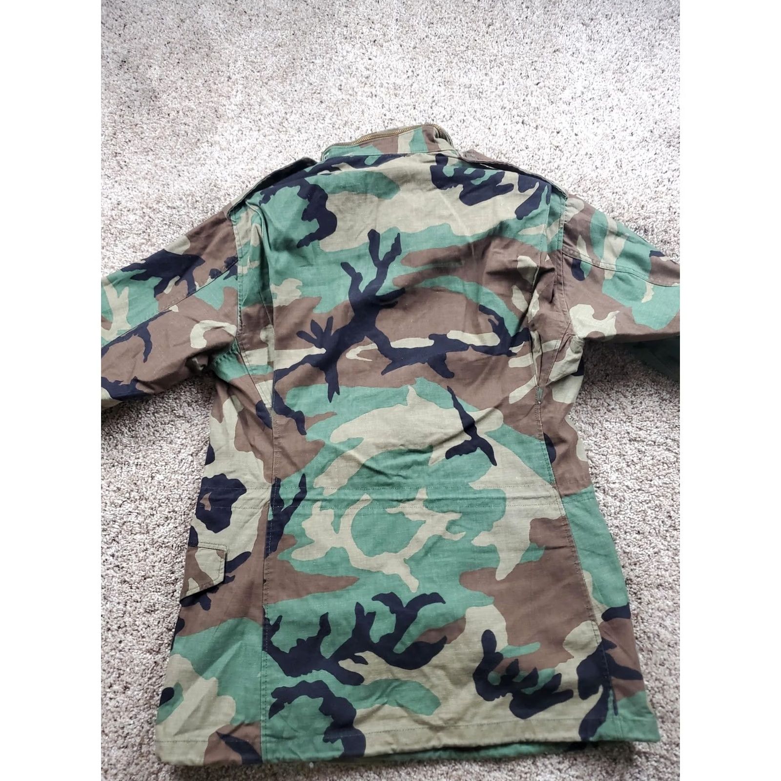 Alpha Industries VINTAGE Alpha Industries M-65 Field Jacket Mens S Long Woodland Camo 80s Size US S / EU 44-46 / 1 - 5 Thumbnail