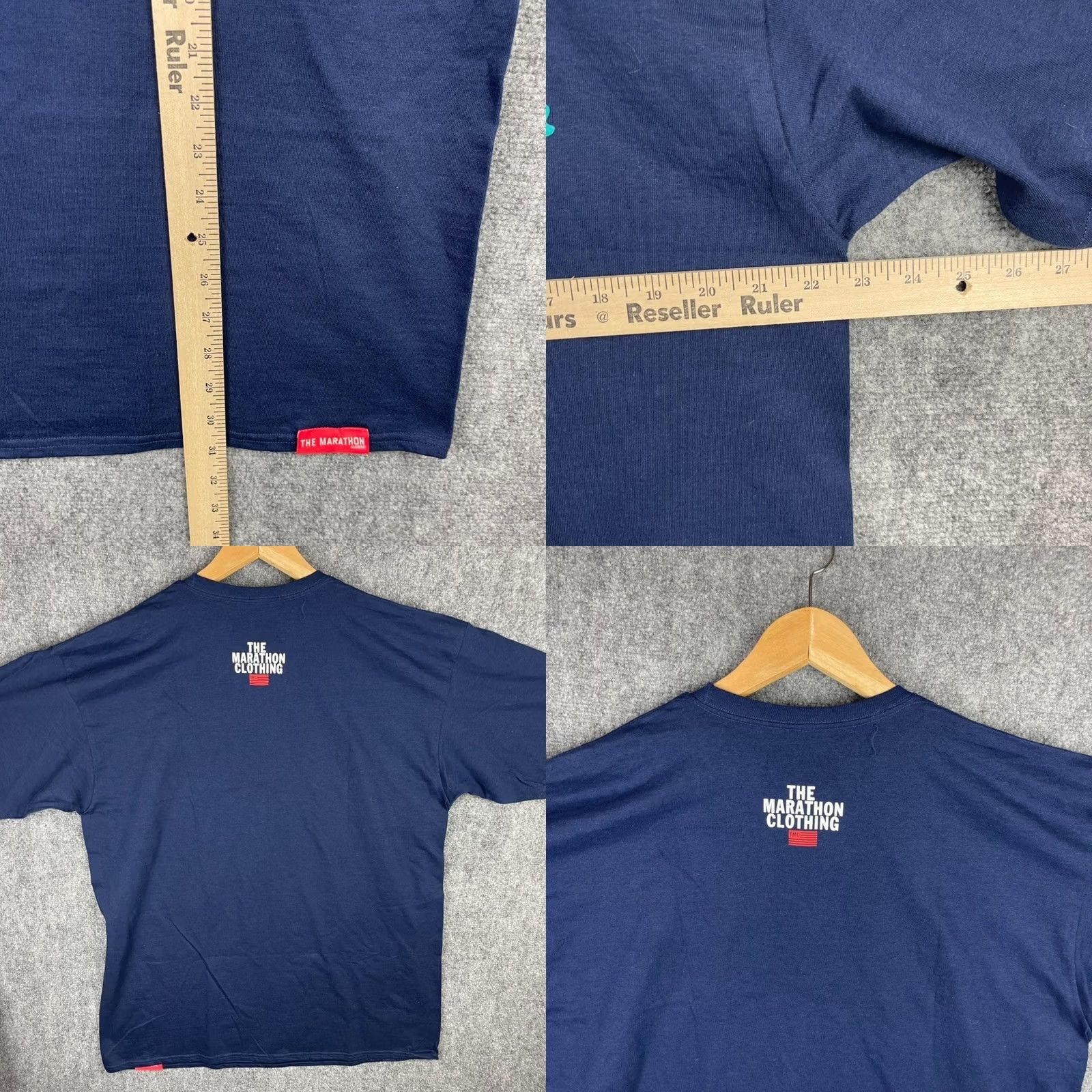 Vintage The Marathon Clothing Shirt Mens XL Blue Crenshaw Nipsey Hussle Short Sleeve Shirt Size US XL / EU 56 / 4 - 8 Thumbnail