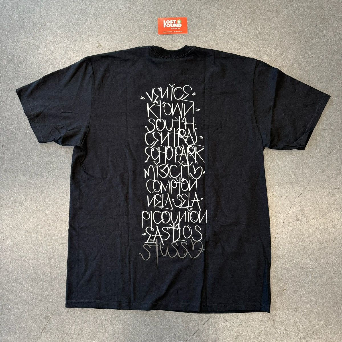 Born X Raised × Stussy Stussy Born x Raised Handstyles Tee Size US L / EU 52-54 / 3 - 4 Thumbnail