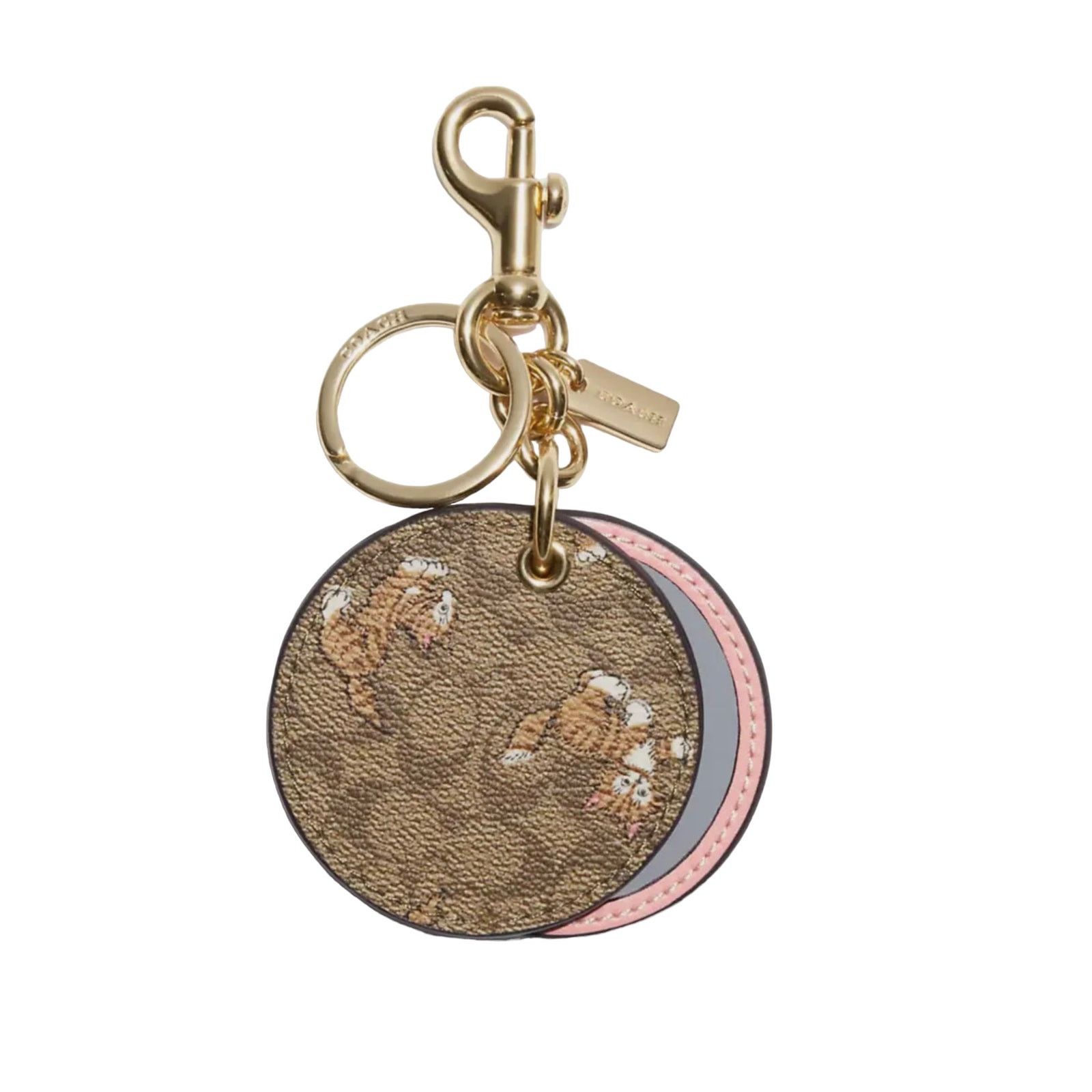 Coach Coach Creatures Kitten Bag mirror Charm key chain brown New Size ONE SIZE - 1 Thumbnail