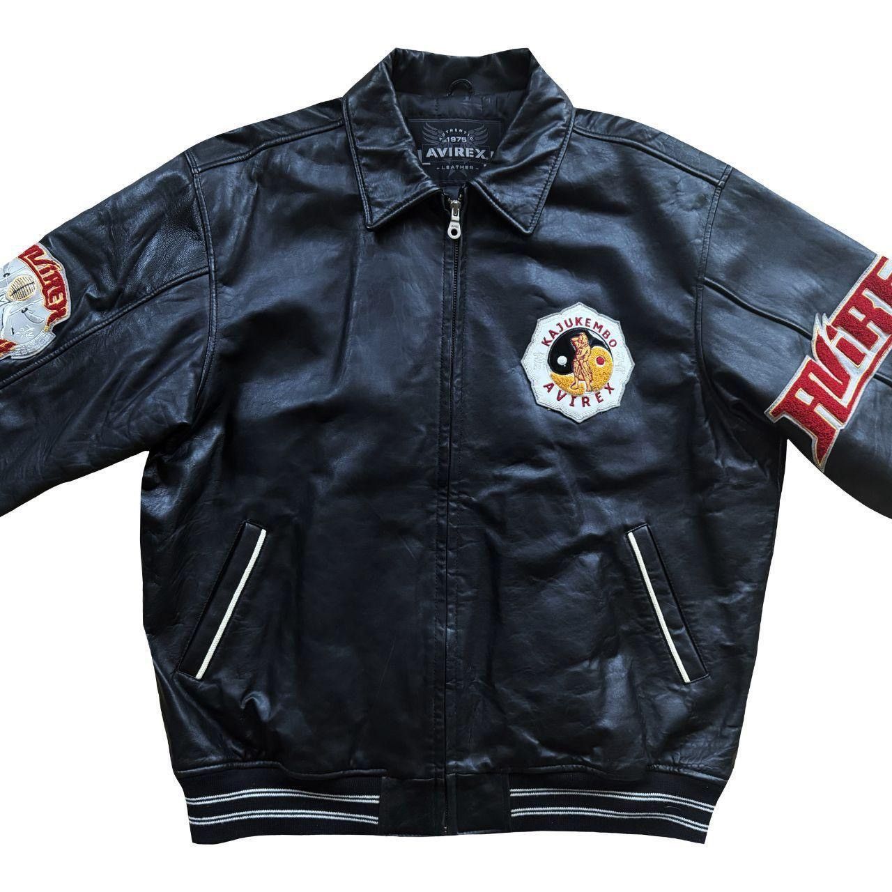 Avirex Avirex USA Wool & Leather Varsity Jacket Size US XXL / EU 58 / 5 - 4 Thumbnail