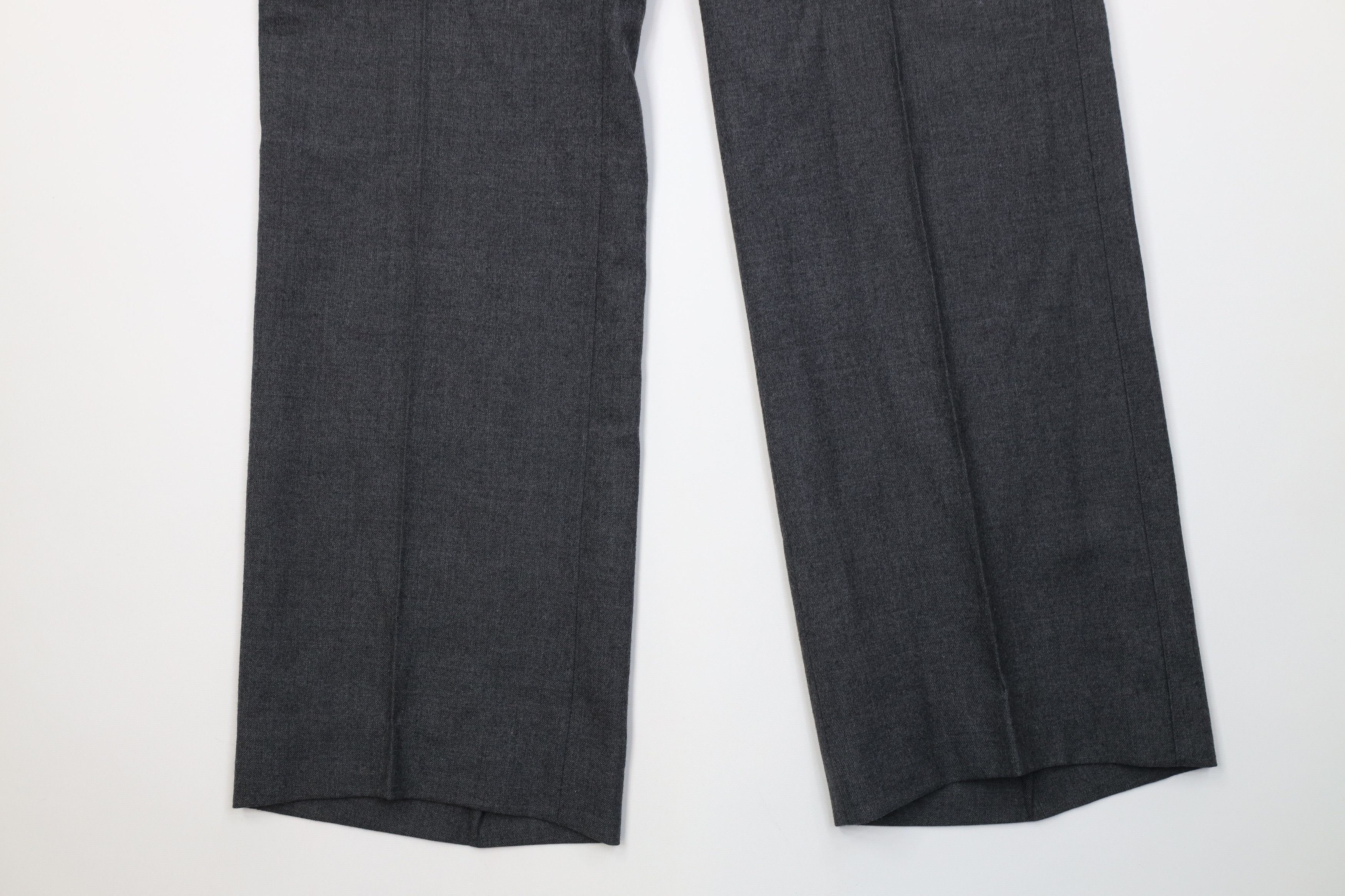 Vintage Vintage 70s Streetwear Wide Leg Chino Pants Heather Gray Size US 32 / EU 48 - 4 Thumbnail