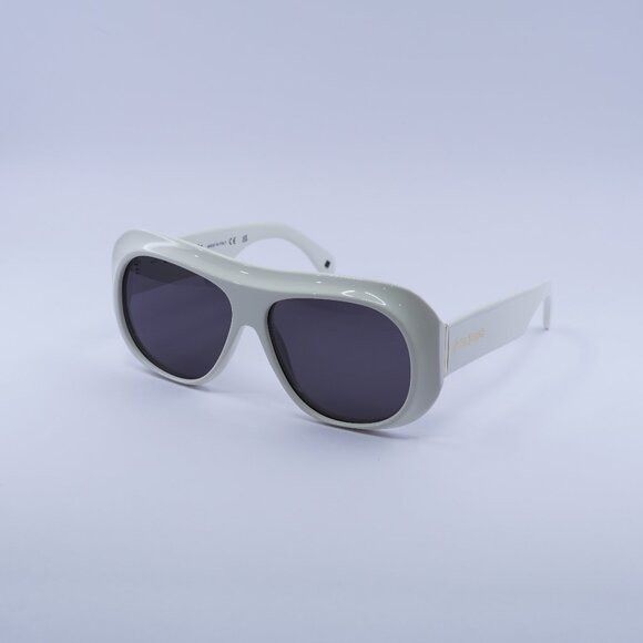 Palm Angels Palm Angels PERI103 ELFIN 0107 Sunglasses White Aviator Size ONE SIZE - 3 Thumbnail