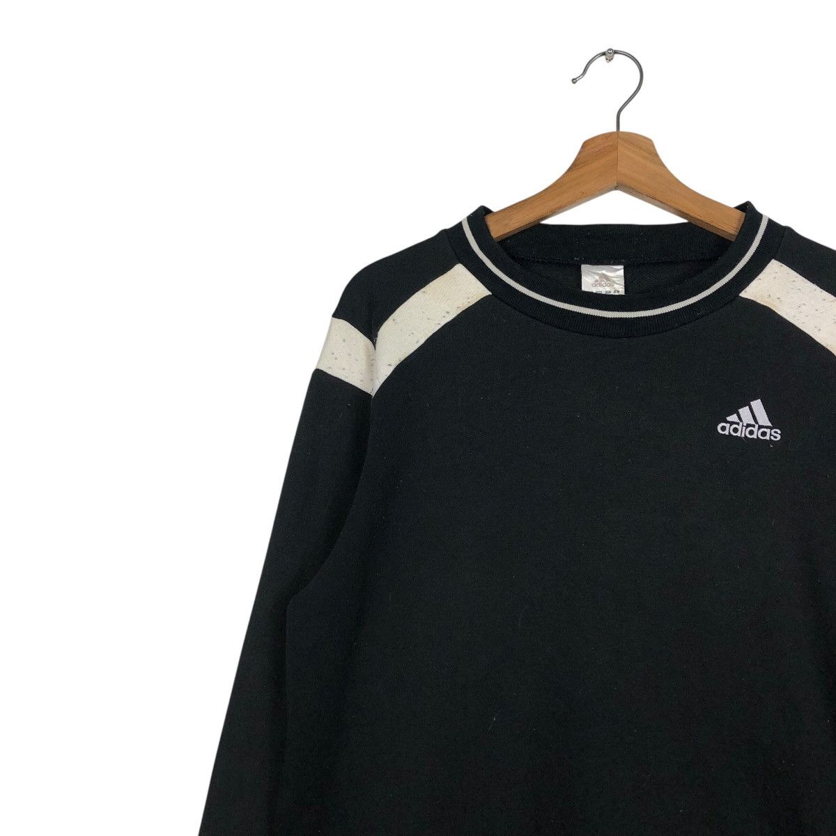 Adidas 📌Vintage Long Sleeve Sweatshirt Adidas Big Logo Size US L / EU 52-54 / 3 - 8 Thumbnail