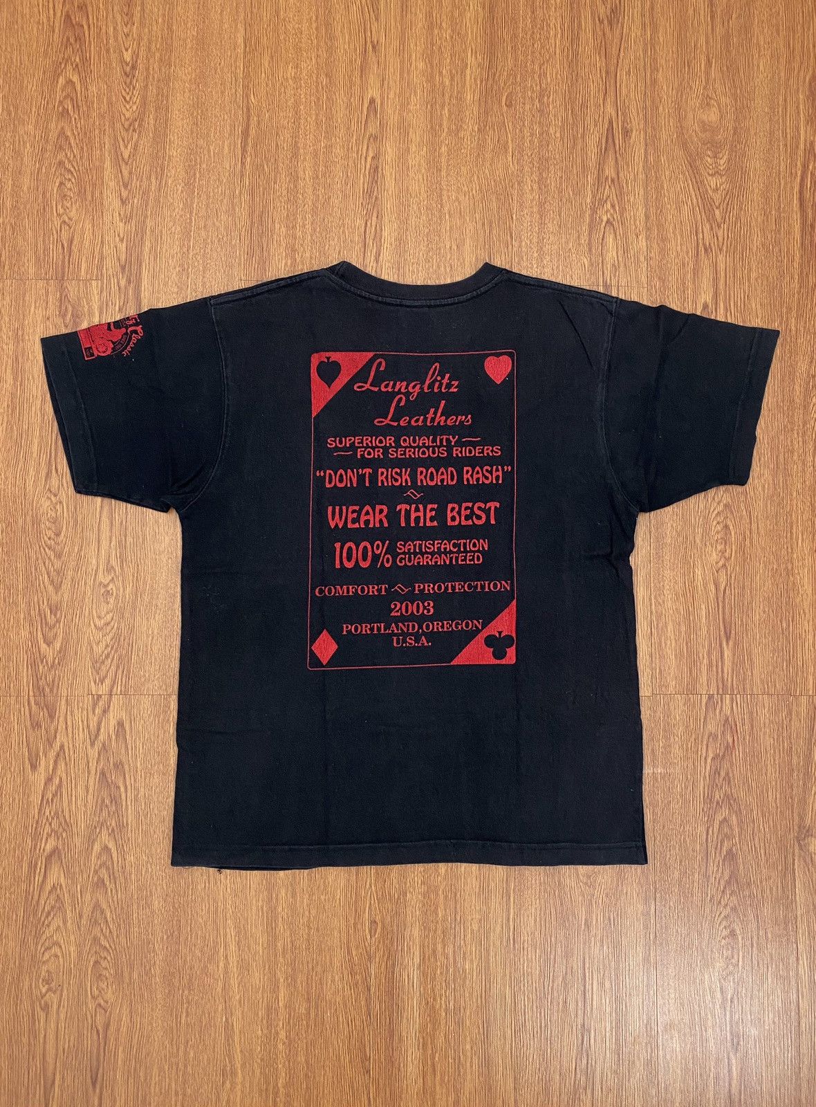 Indian Motorcycle × Vintage Langlitz Leather t-shirt Size US M / EU 48-50 / 2 - 1 Thumbnail