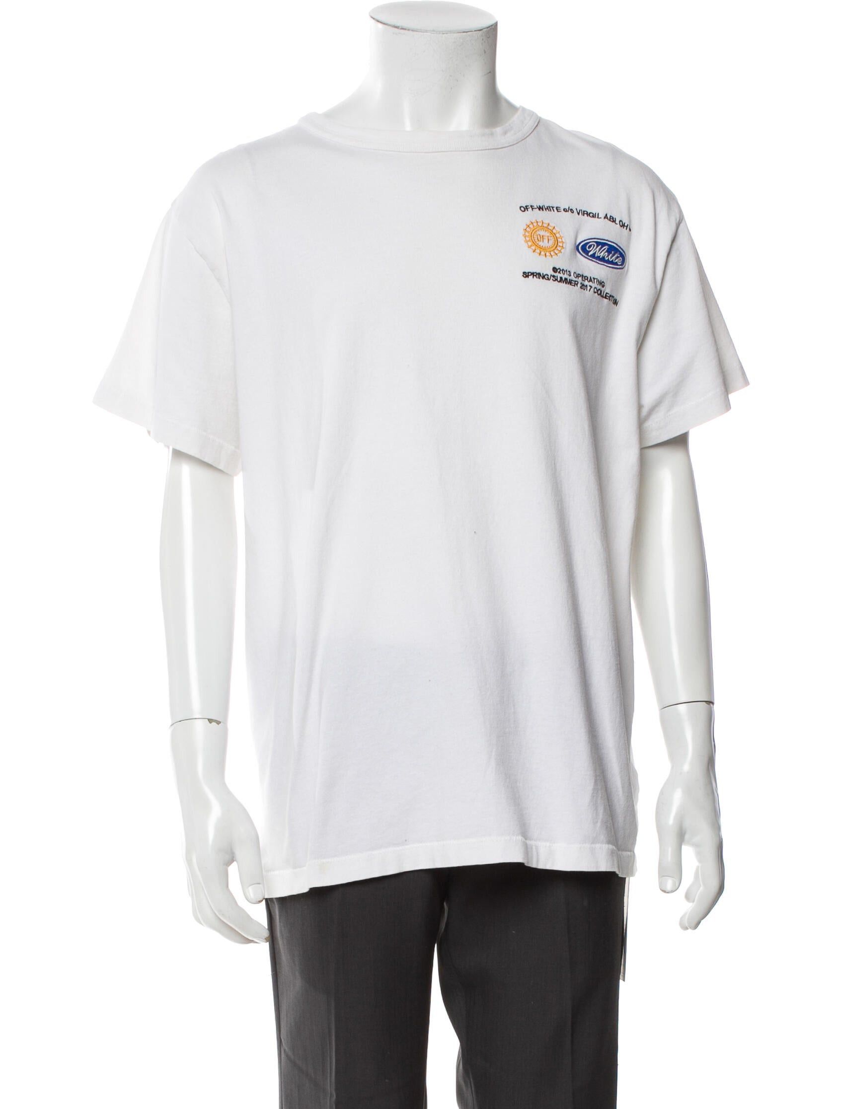 Off-White Off-White c/o Virgil Abloh 2017 Ford Work T-Shirt Size US L / EU 52-54 / 3 - 1 Thumbnail