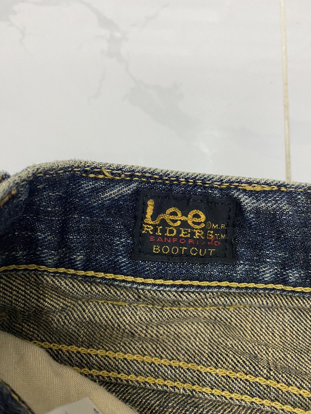 If Six Was Nine FLARE JEANS🔥VTG LEE RIDERS RUSTY DISTRESSED DENIM BOOTCUT Size US 29 - 8 Thumbnail
