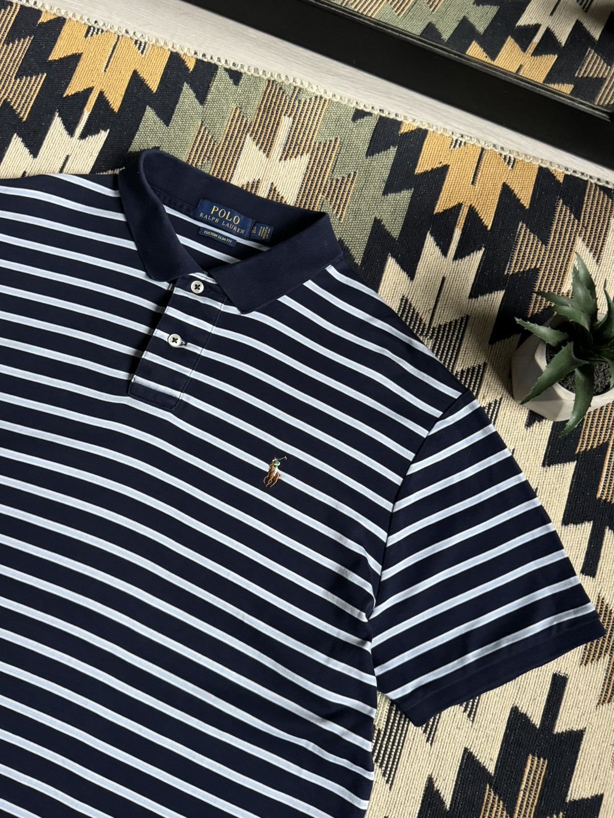 Polo Ralph Lauren Vintage Polo Ralph Lauren Stripped T-shirt Size US XL / EU 56 / 4 - 5 Thumbnail