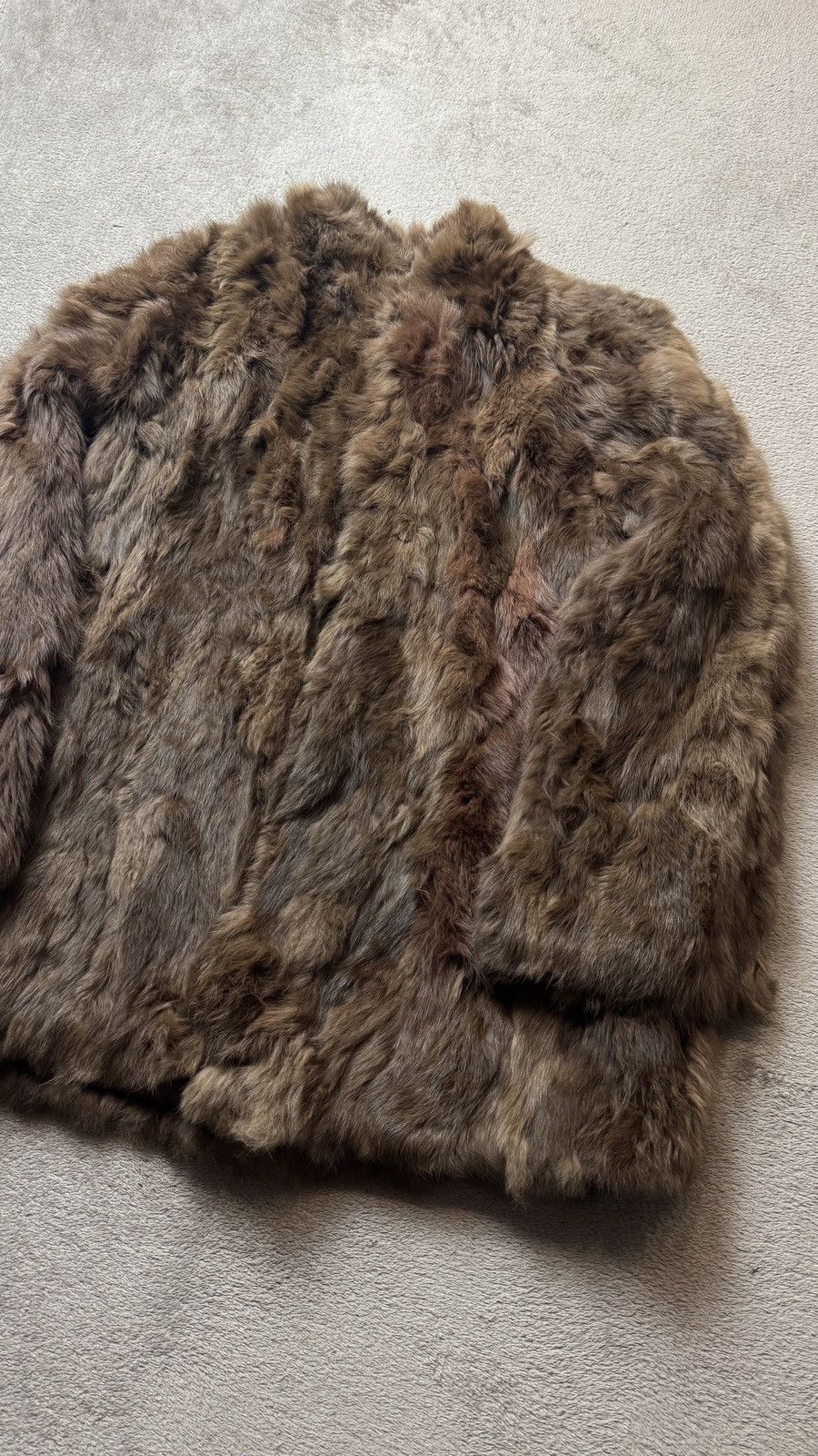 Vintage Y2K French Rabbit Fur Korean Coat ifsixwasnine LGB ysl Size S / US 4 / IT 40 - 3 Thumbnail
