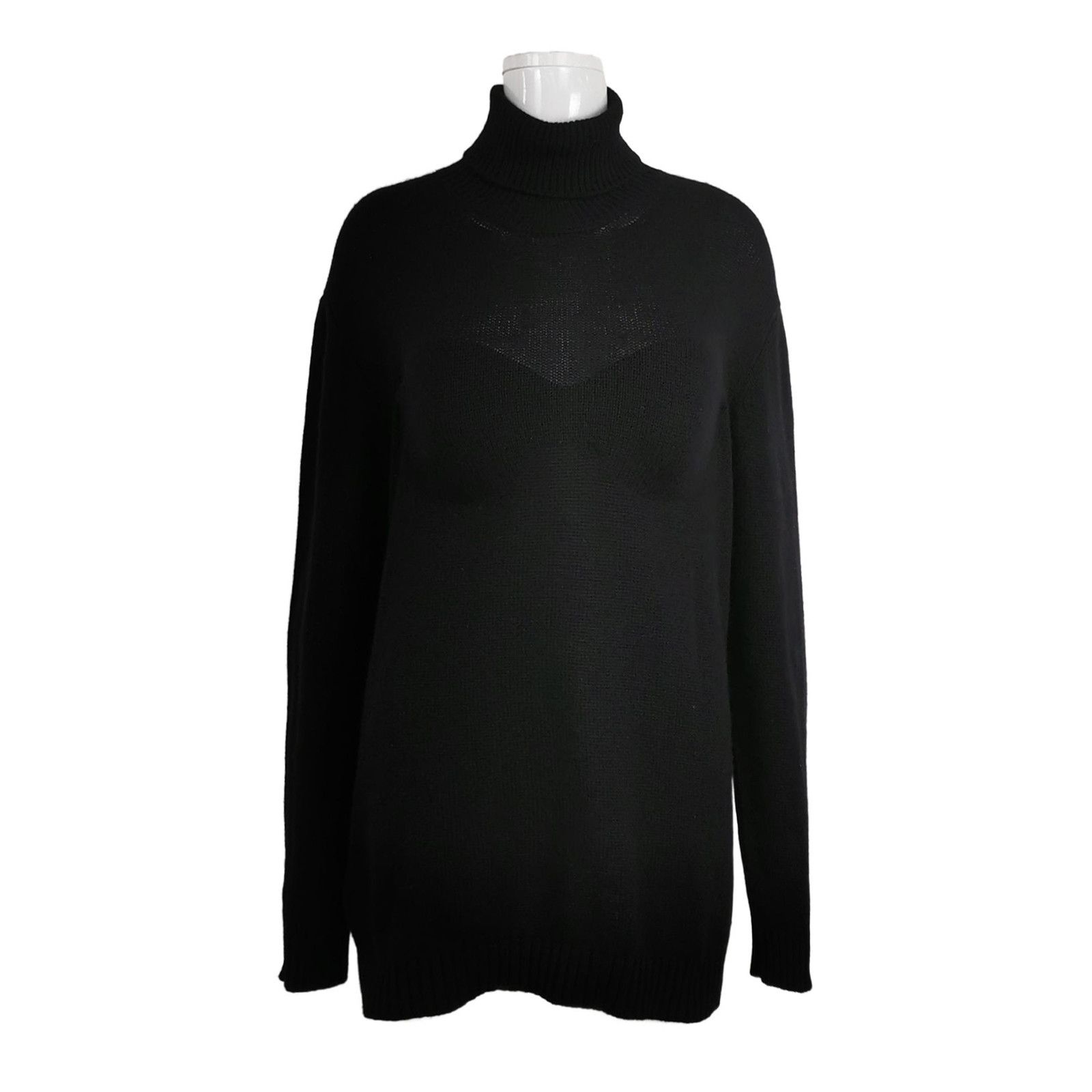 Prada Prada Cashmere Turtleneck Logo Sweater Size L Size US L / EU 52-54 / 3 - 1 Thumbnail