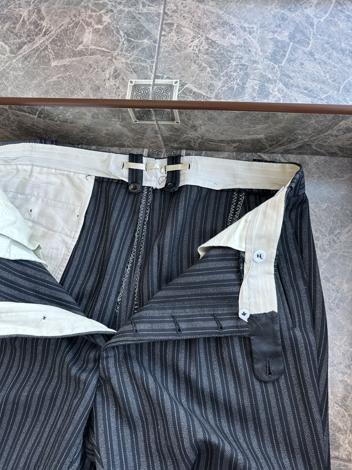 Other Vintage Edwardian Antique 1940s Men’s Wool Pants Sz XL Size US 36 / EU 52 - 8 Thumbnail