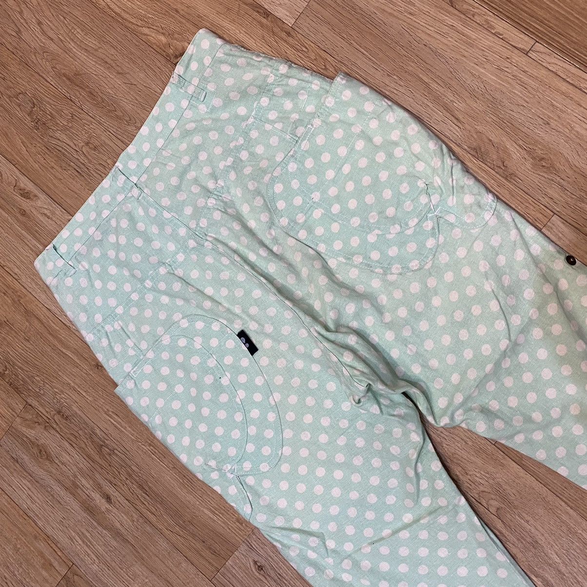 Issey Miyake 2000s Mercibeaucoup By Issey Miyake Polkadot Light Green Size US 26 / EU 42 - 5 Thumbnail