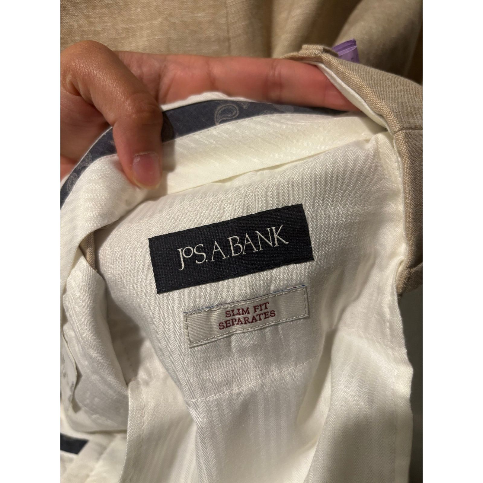 Jos. A. Bank Jos. A. Bank Slim Fit Suit Set size 40 regular/ pants 32by30 Size 40R - 8 Thumbnail