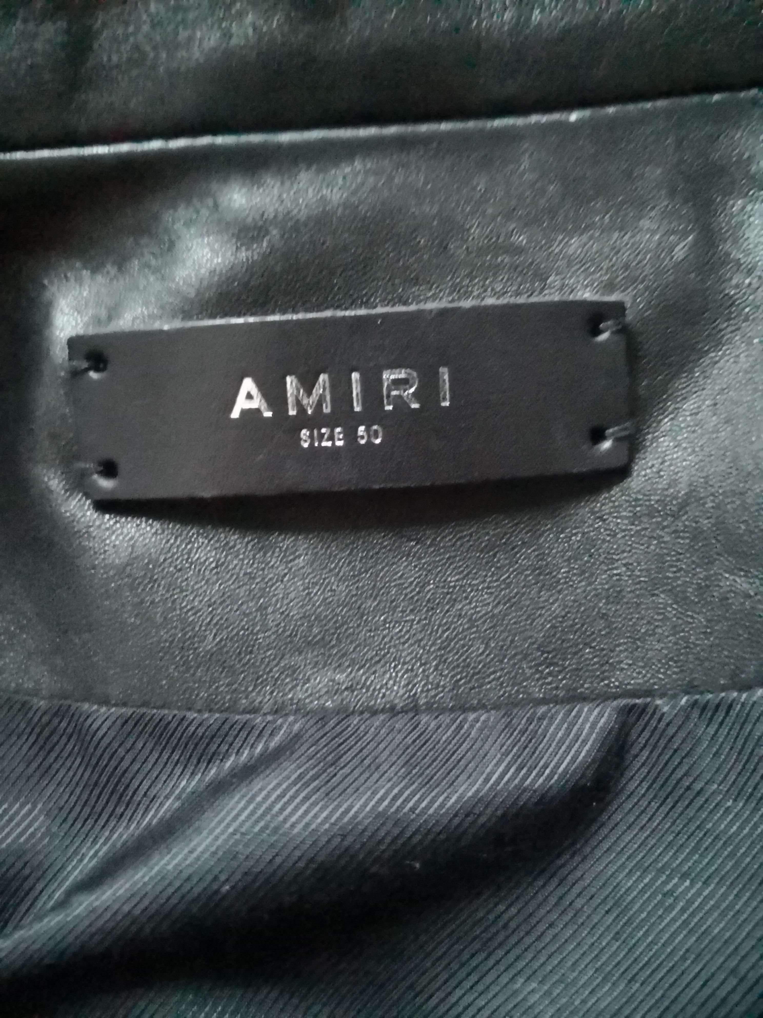 Amiri rare Amiri Leather Jacket Size US M / EU 48-50 / 2 - 6 Thumbnail
