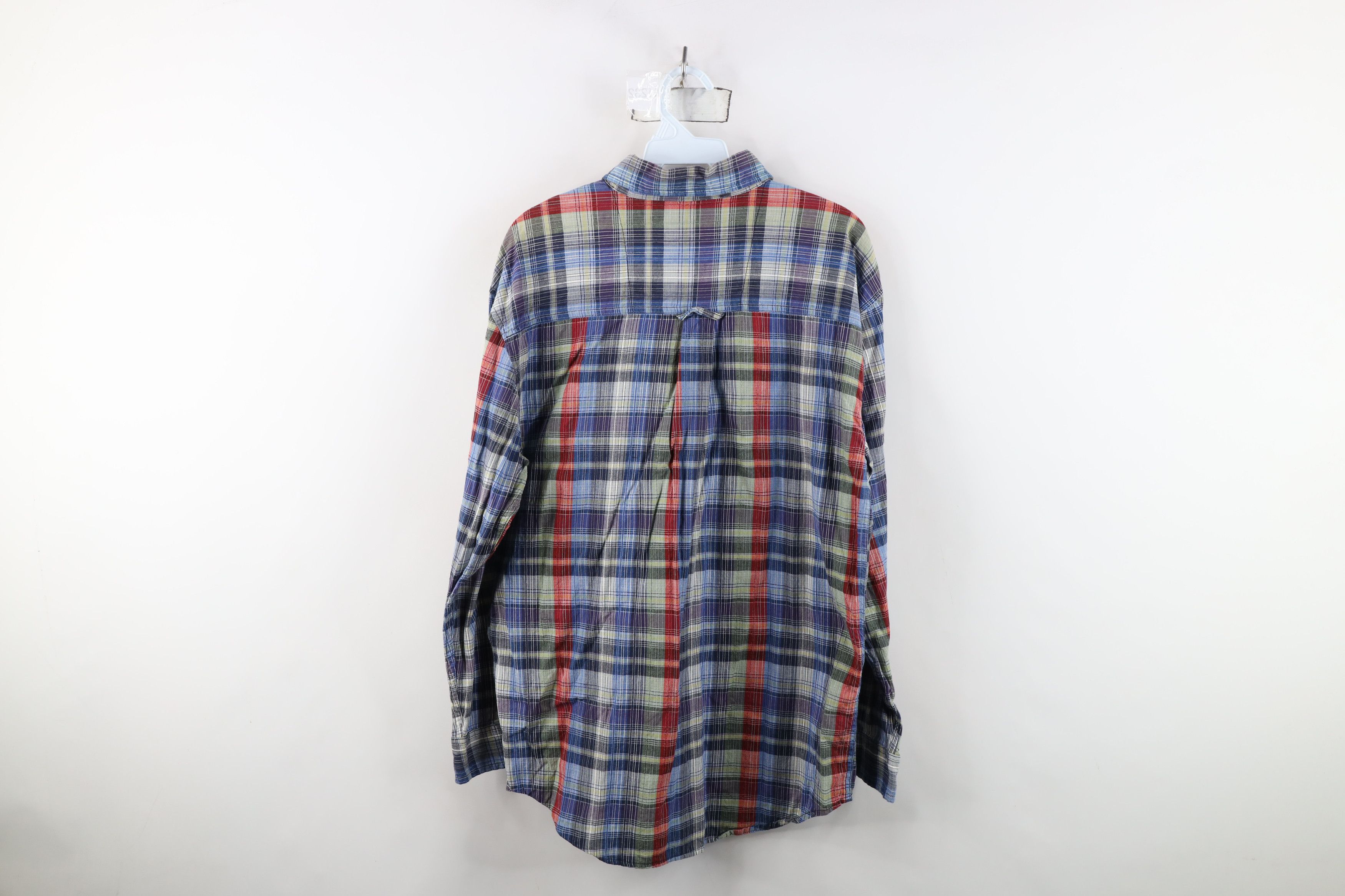 Wrangler Vintage Wrangler Plaid Knit Collared Button Down Shirt Size US M / EU 48-50 / 2 - 10 Thumbnail