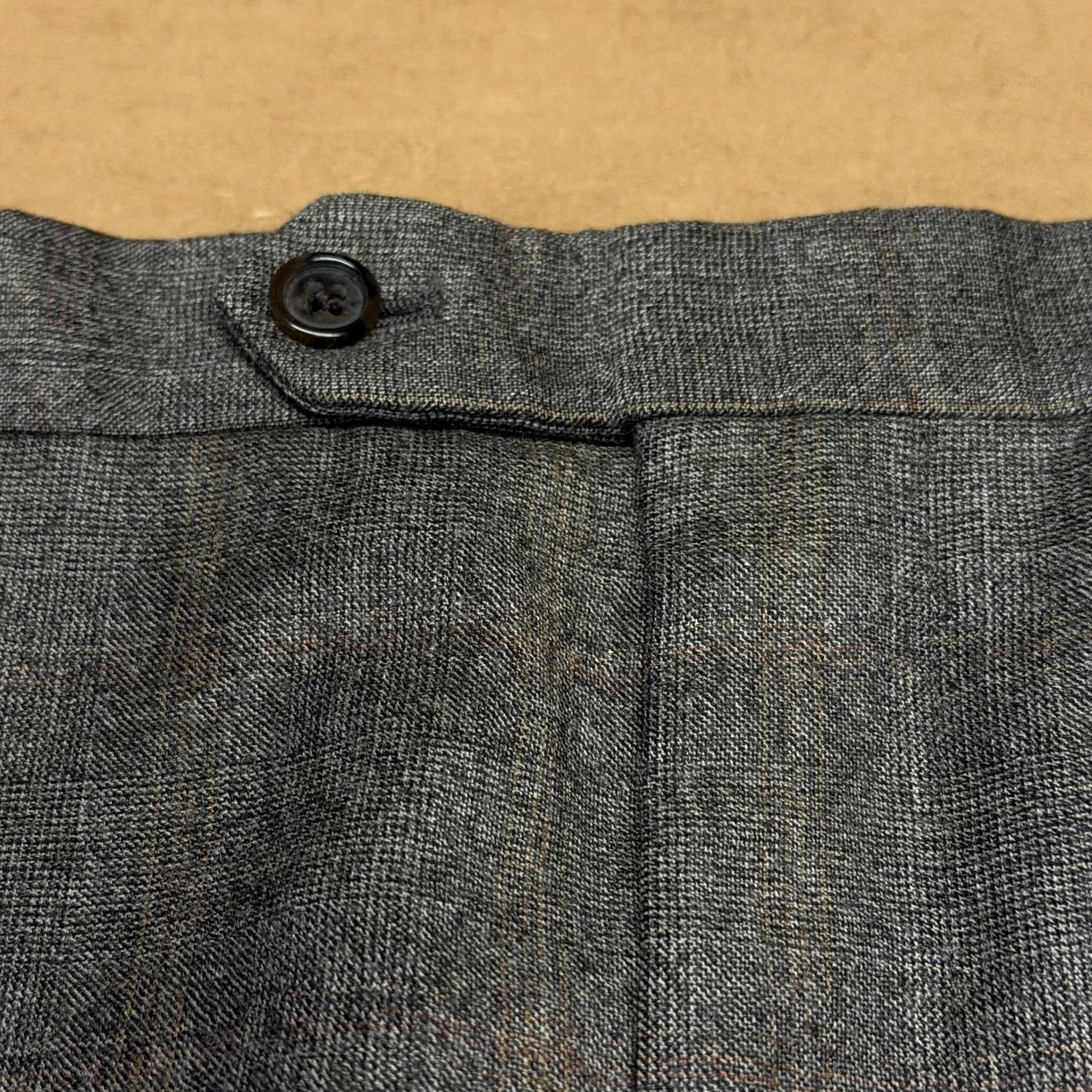 Brooks Brothers Brooks Brothers 1818 Madison Pants Mens 38x28 Brown Wool Classic Fit Dress Cuff Size US 38 / EU 54 - 7 Thumbnail