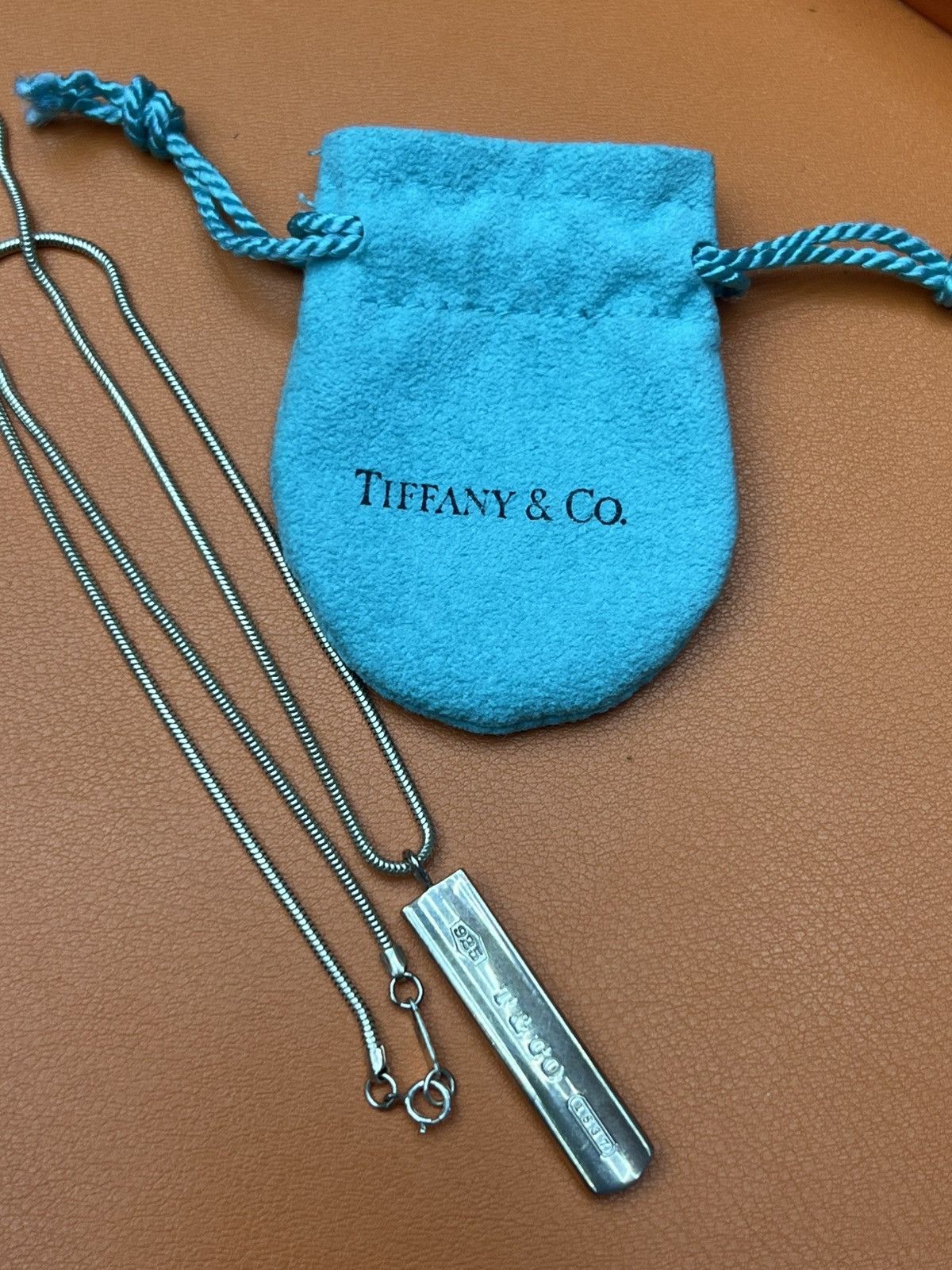 Tiffany & Co. Tiffany & Co. Sterling Silver Bar Pendant Size ONE SIZE - 1 Thumbnail