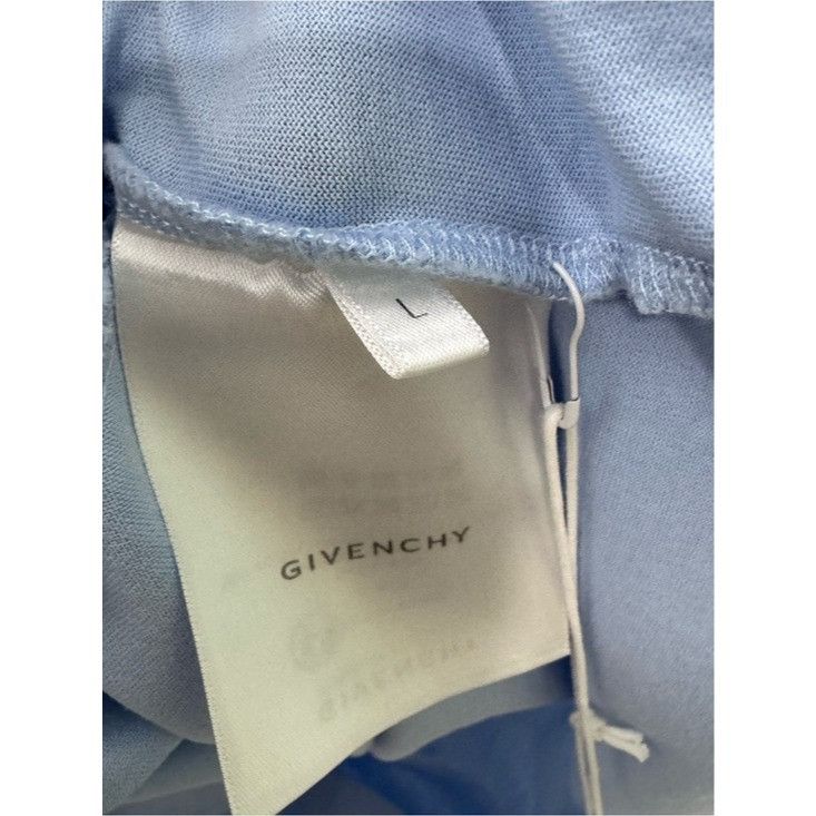 Givenchy Givenchy 1952 Cotton Slim-Fit T-Shirt Baby Blue Men’s Large Size US L / EU 52-54 / 3 - 6 Thumbnail