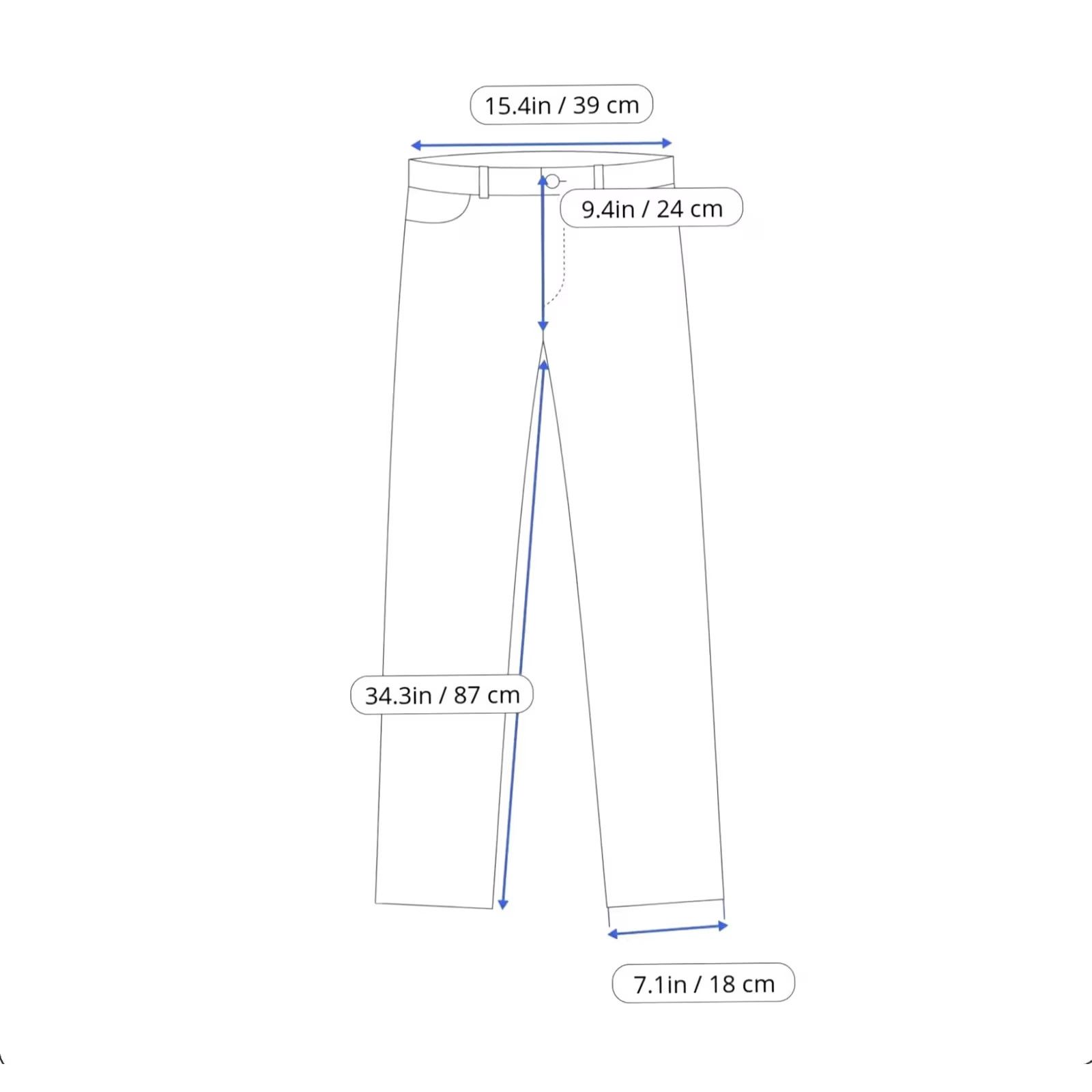 Massimo Dutti Massimo Dutti Slim Fit Trousers Men EU 38 Chino Stretchy Zip Fly Pockets Blue Size US 38 / EU 54 - 3 Thumbnail