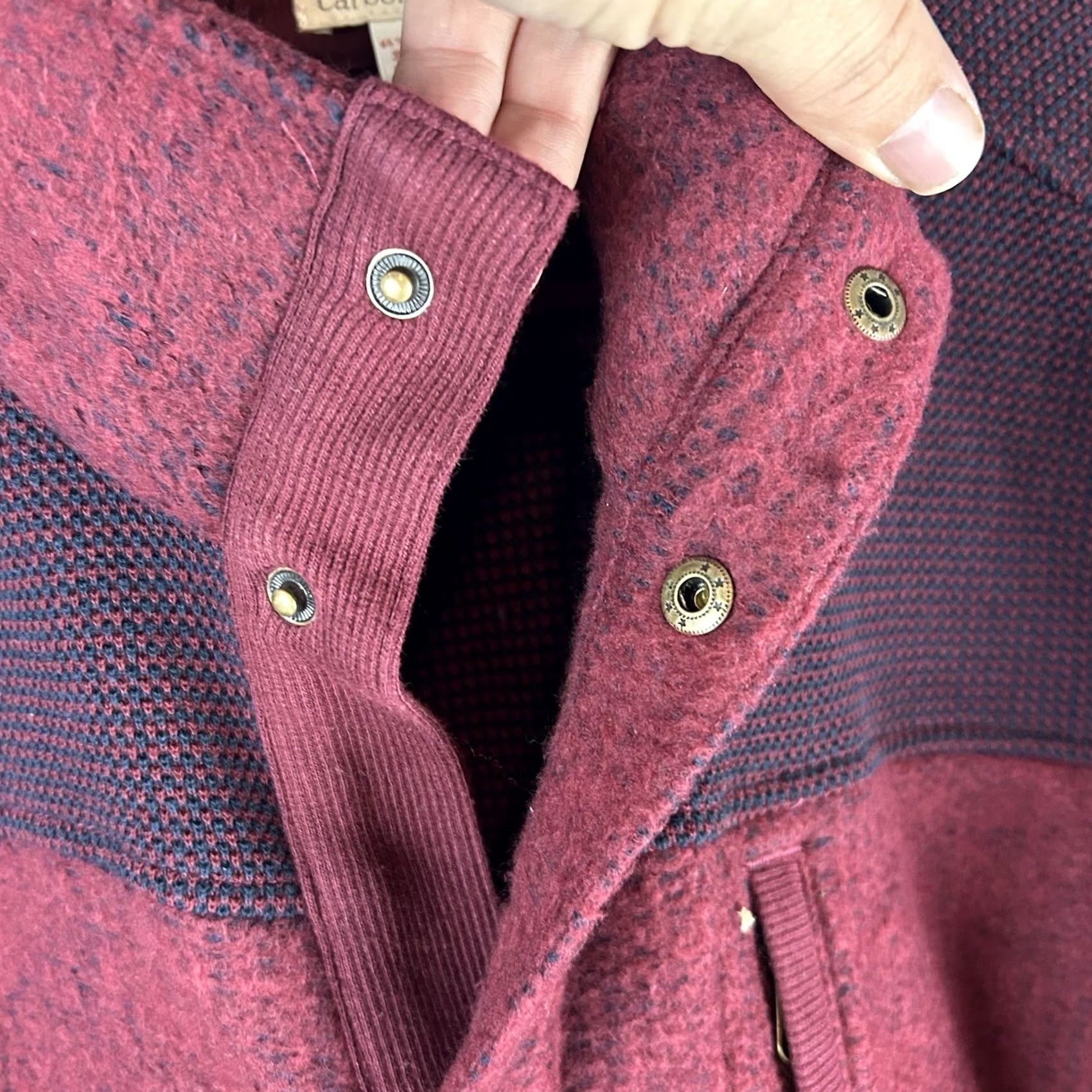 Carbon2Cobalt VINTAGE? No – Carbon 2 Cobalt Shirt Jacket Mens L Maroon Snap Button Pockets Shacket Outdoor Shirt Jacket Mens L Maroon Pockets Shacket Outdoor Size US L / EU 52-54 / 3 - 5 Thumbnail