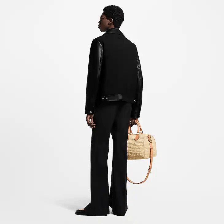 Louis Vuitton Leather Mix Blouson Size US XXS / EU 40 - 4 Thumbnail