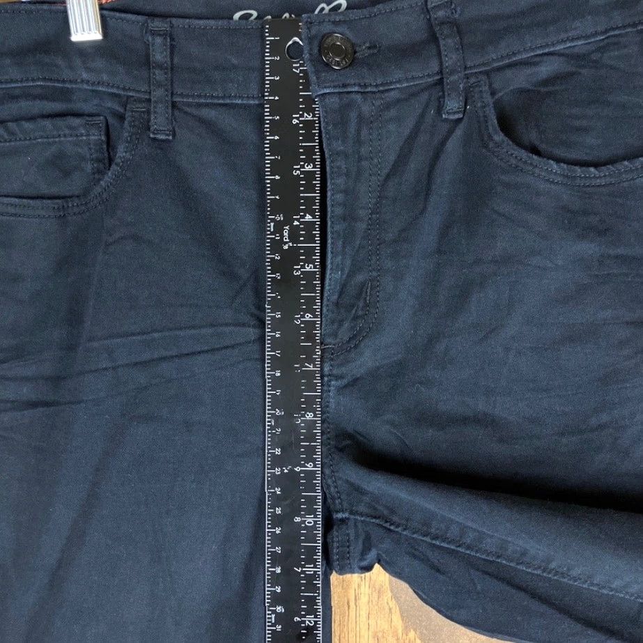 Eddie Bauer Eddie Bauer Womens Jeans Black Slightly Curvy Slim Straight Mid Rise Stretch 12 Jeans Womens Black Slim Straight Mid Rise Stretch 12 Size 24" / US 00 / IT 34 - 7 Thumbnail