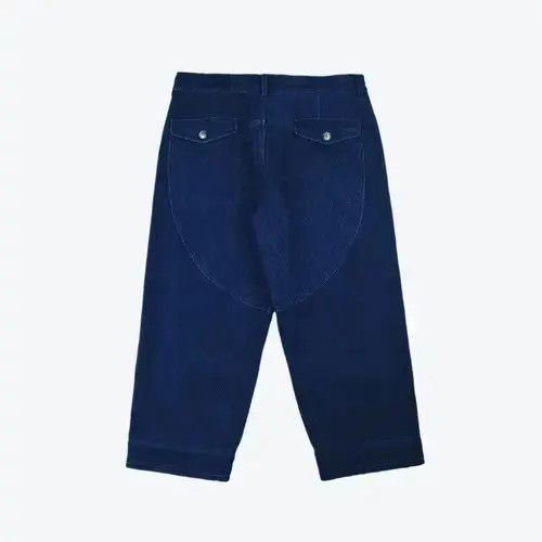 Jean 20AW Indigo Union Japan Blue Patchwork Handmade Kendo Pants Size US 32 / EU 48 - 2 Thumbnail