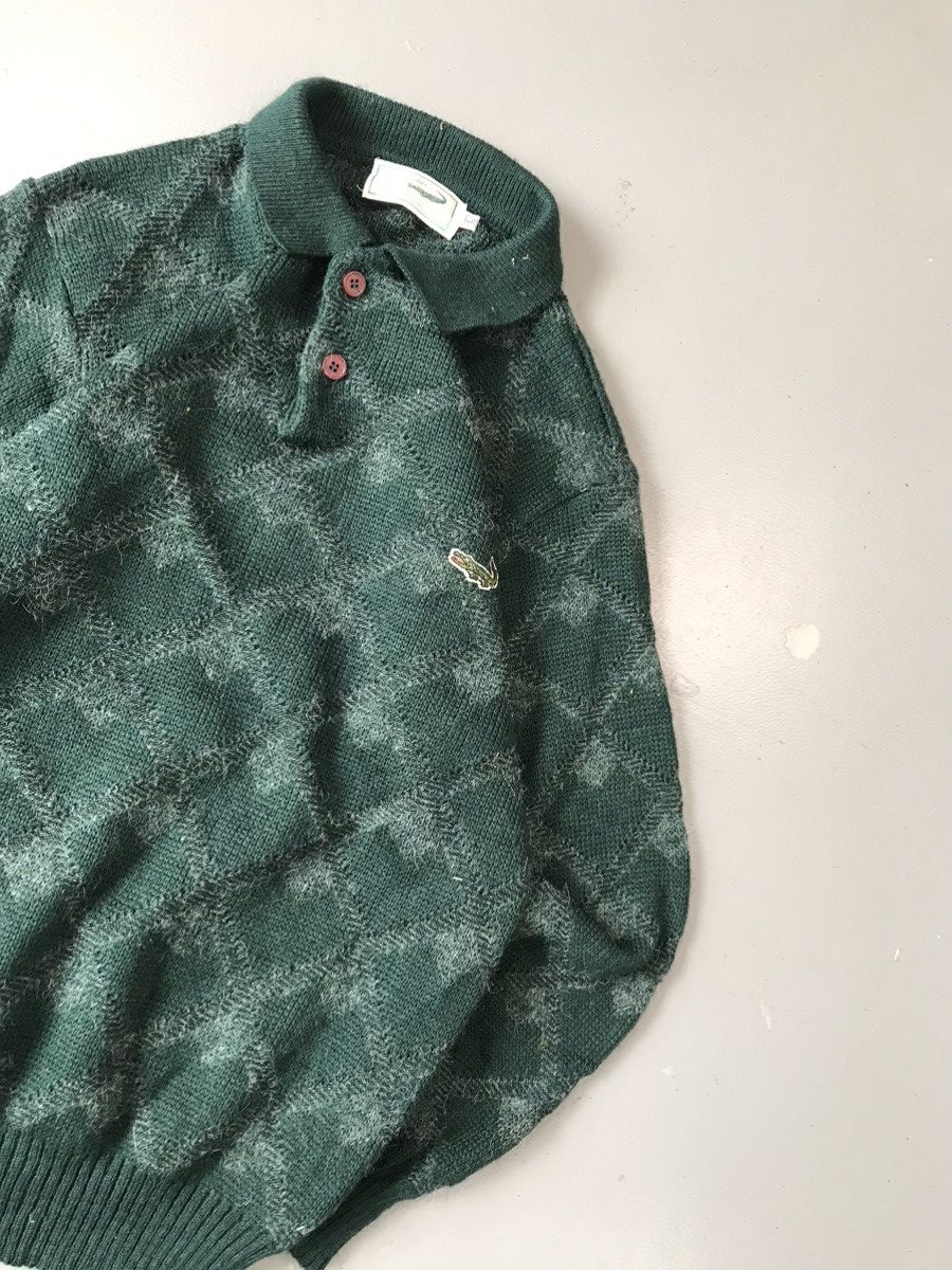 Designer × Vintage Rare vintage crocodile coller knit sweater Size US L / EU 52-54 / 3 - 3 Thumbnail