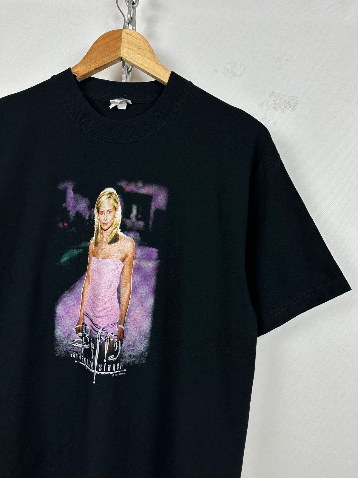 Vintage 1999 Vintage Buffy The Vampire Slayer Movie T-Shirt Size US M / EU 48-50 / 2 - 5 Thumbnail