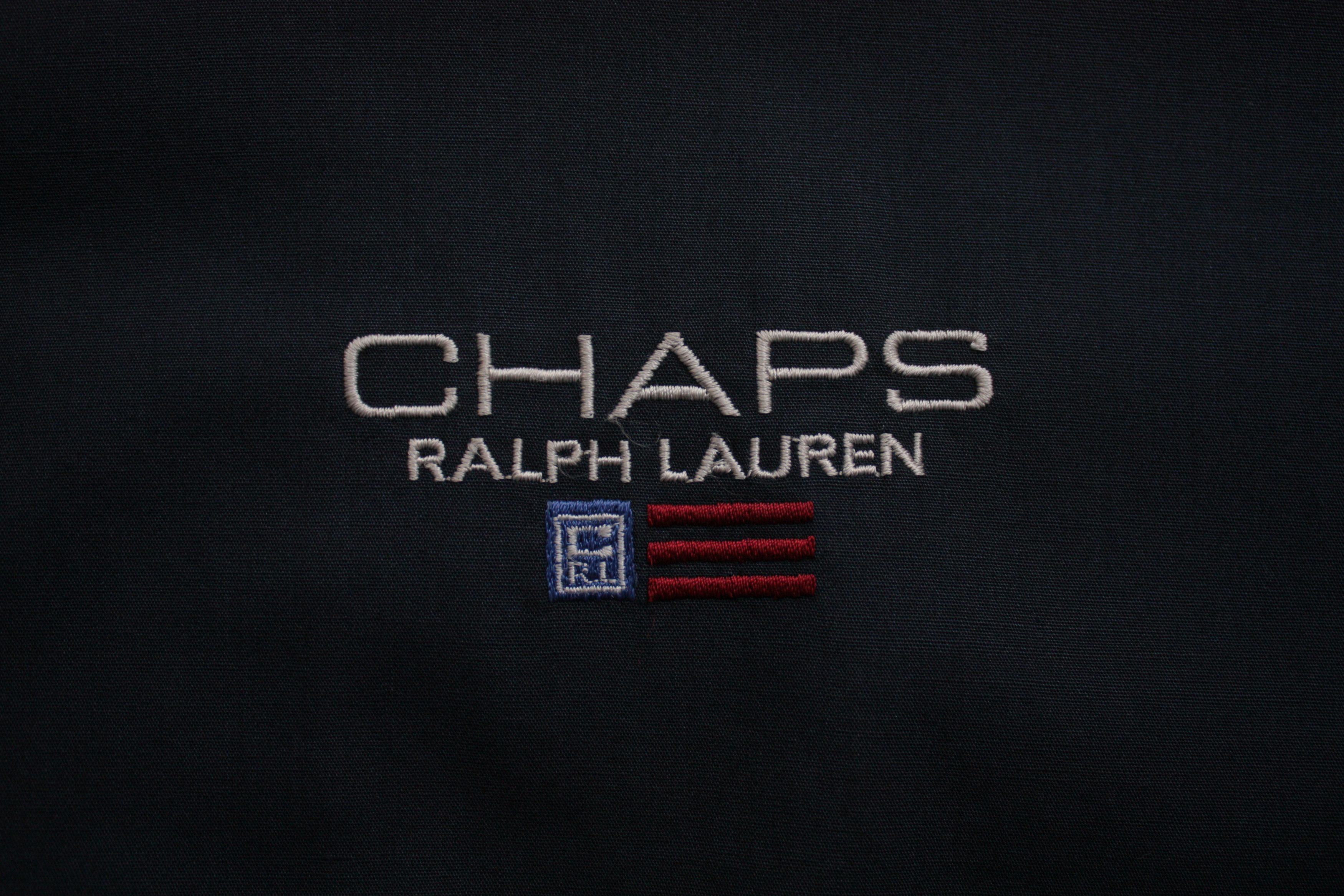 Chaps Chaps Ralph Lauren Vintage Navy Bomber Jacket Large Size US L / EU 52-54 / 3 - 5 Thumbnail