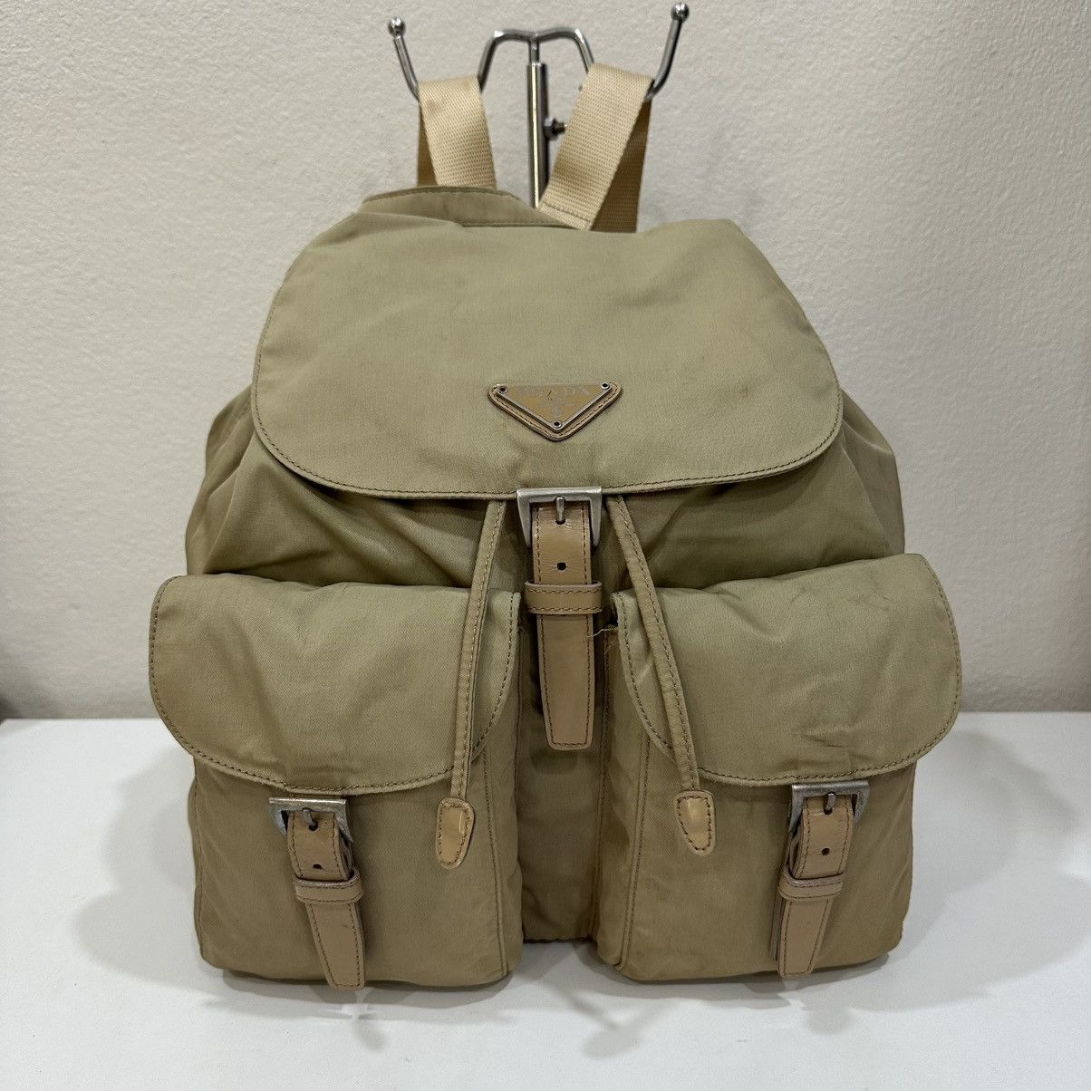 Prada ‼️LASTDROP‼️ AUTHENTIC PRADA NYOON BEIGE BACKPACK Size ONE SIZE - 1 Thumbnail