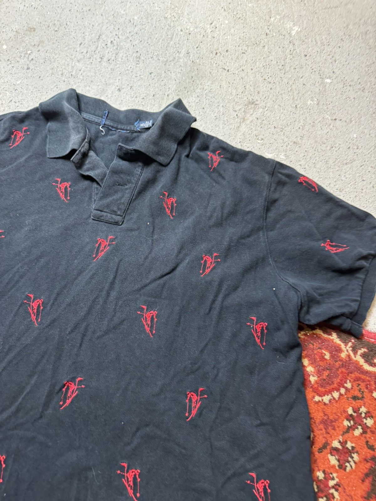 Polo Ralph Lauren × Vintage Vintage Y2K Polo Ralph Lauren Embroidered Ski Multilogo Polo Size US XL / EU 56 / 4 - 3 Thumbnail
