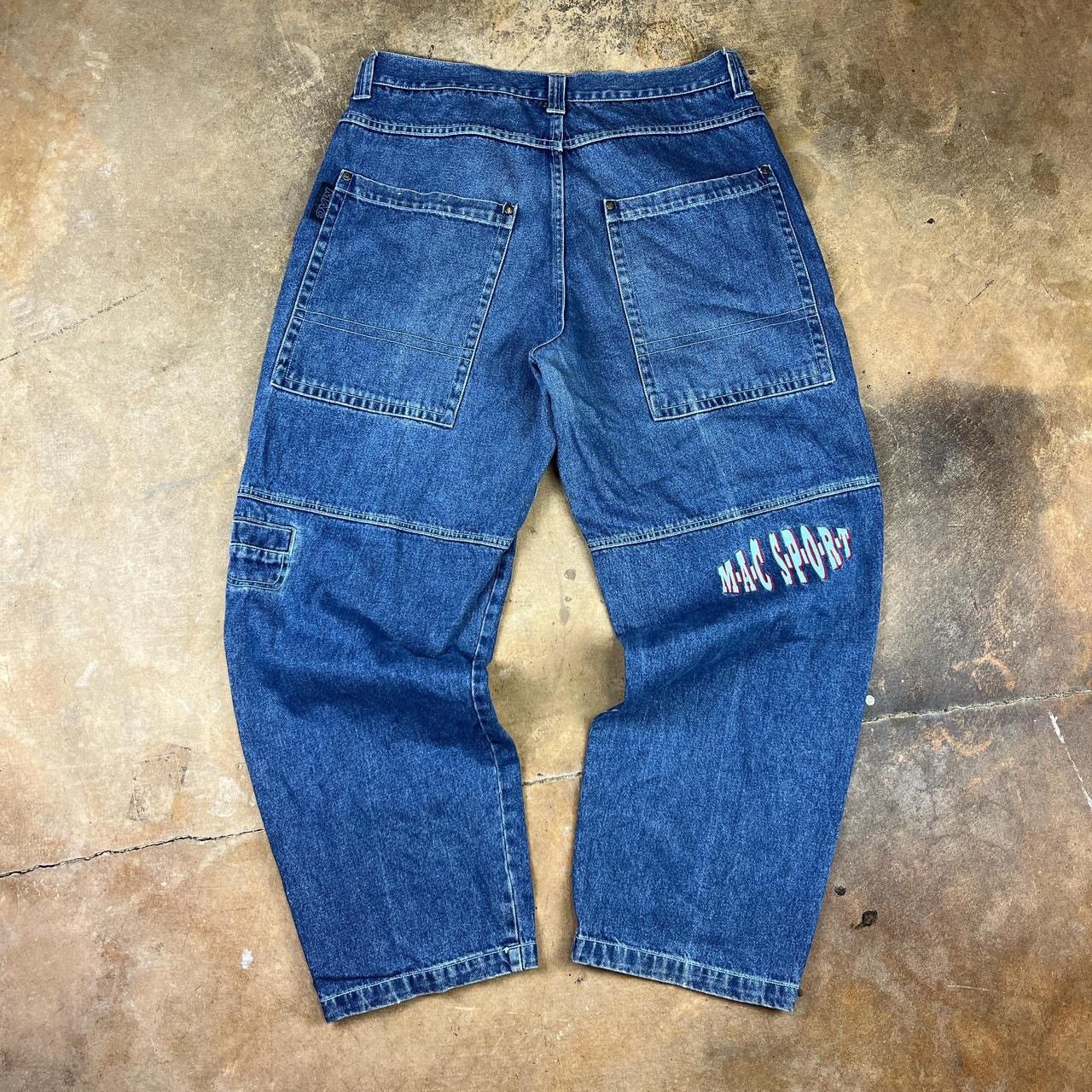 JNCO Y2k Mac Sport Denim Baggy Jnco Style Jeans Size US 38 / EU 54 - 1 Thumbnail
