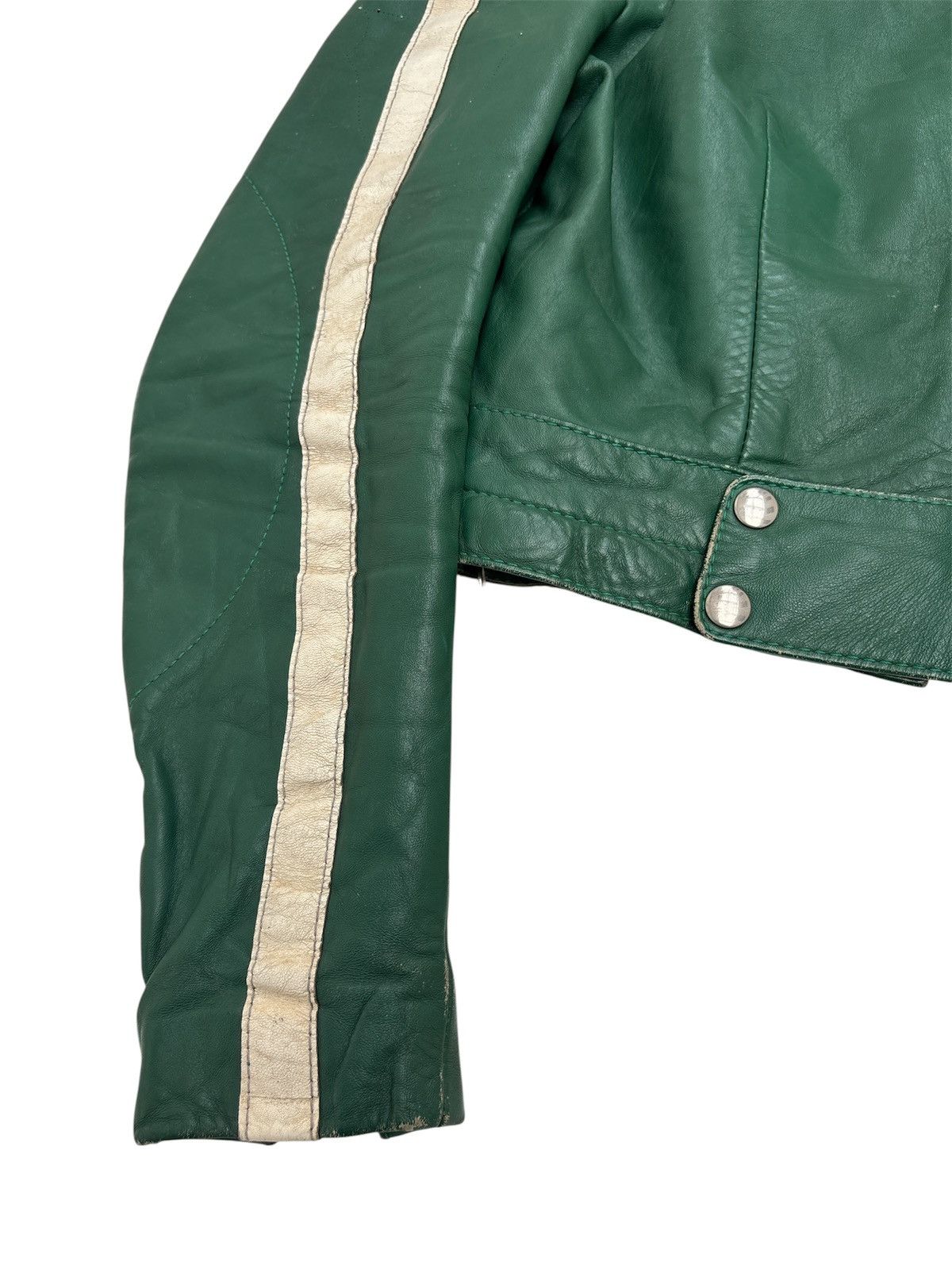 Hedi Slimane 1980s HARRO Crop Biker Jacket Size US S / EU 44-46 / 1 - 4 Thumbnail