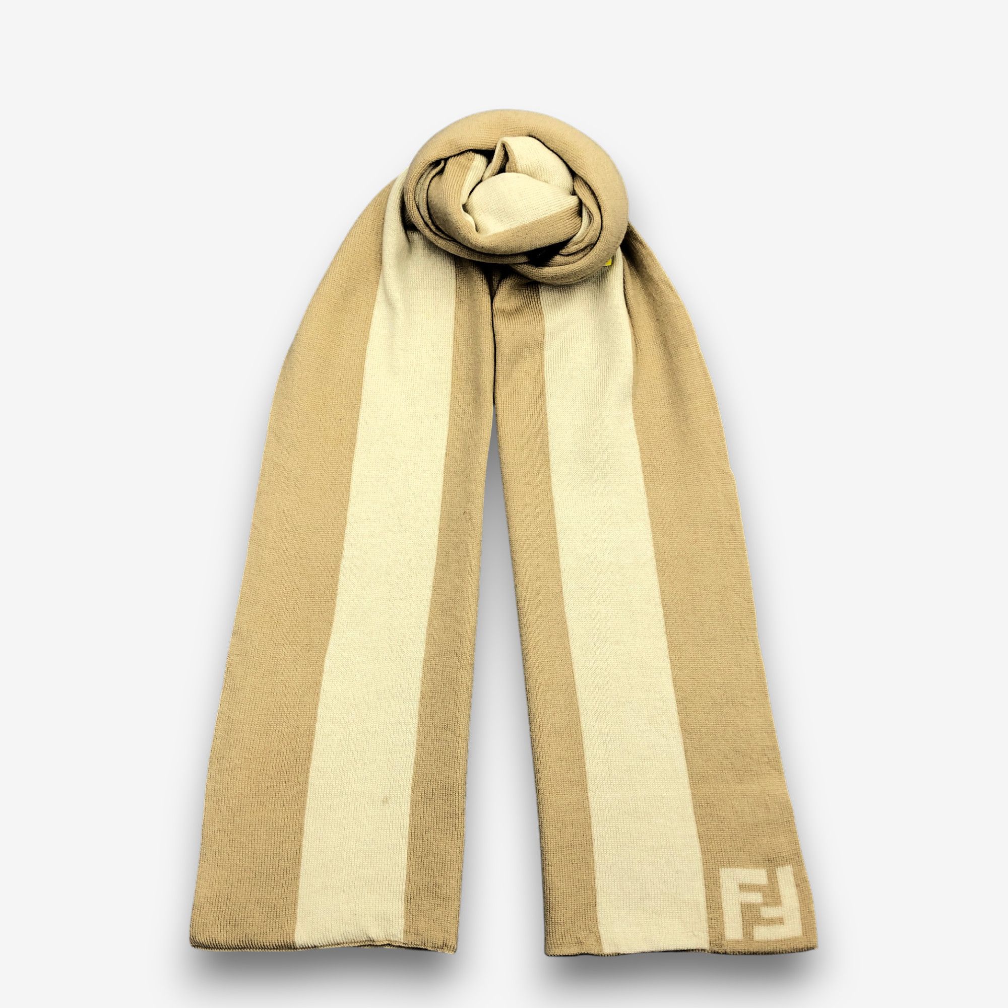 Fendi Vintage Fendi Scarf Muffler Wool Cashmere Scarves Size ONE SIZE - 1 Thumbnail